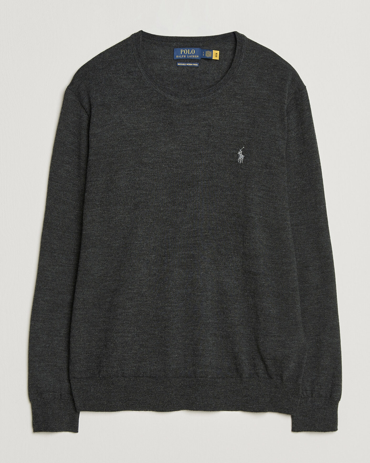 Mies | Puserot | Polo Ralph Lauren | Long Sleeve Pullover Dark Granite