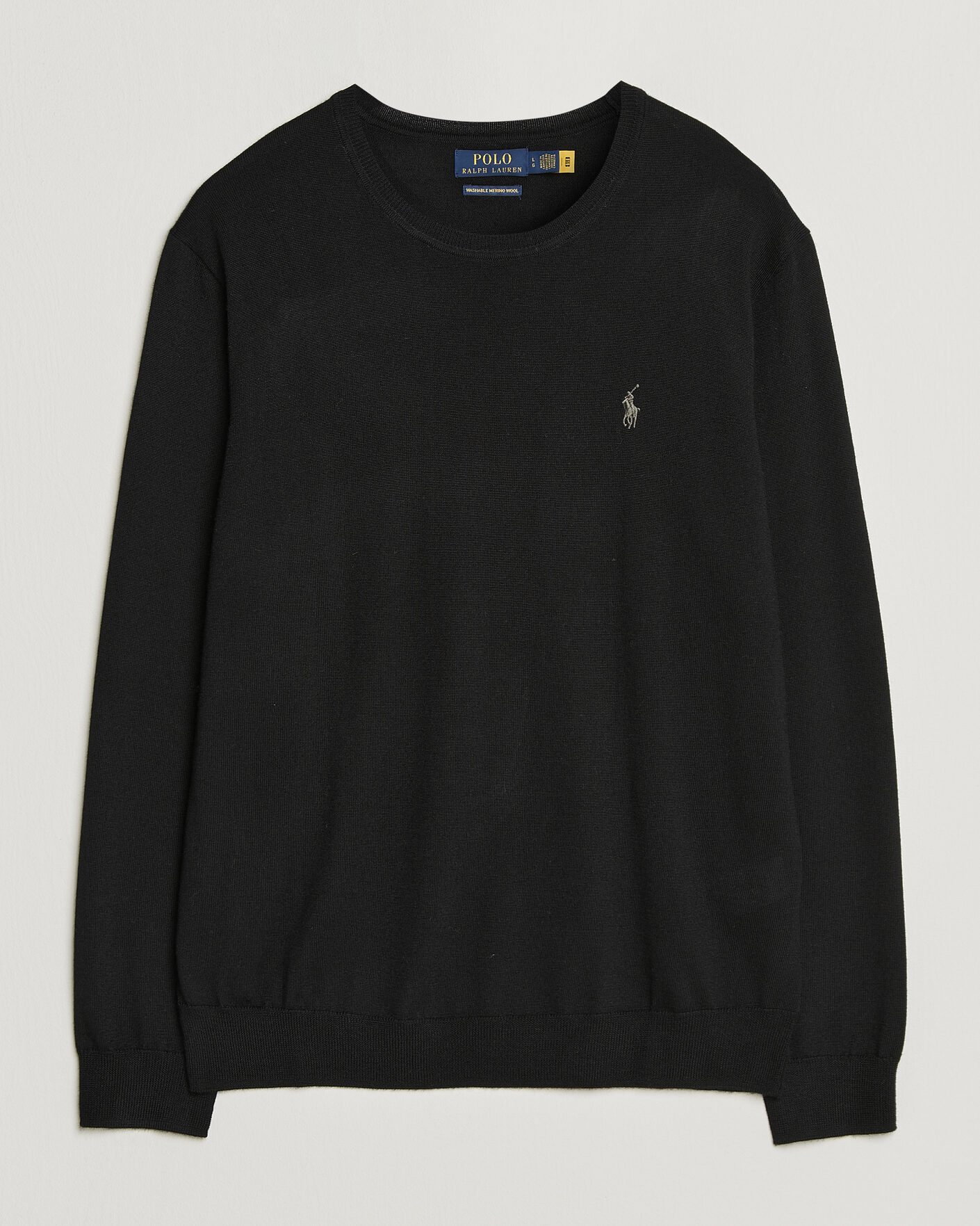 Mies | Puserot | Polo Ralph Lauren | Long Sleeve Pullover Polo Black