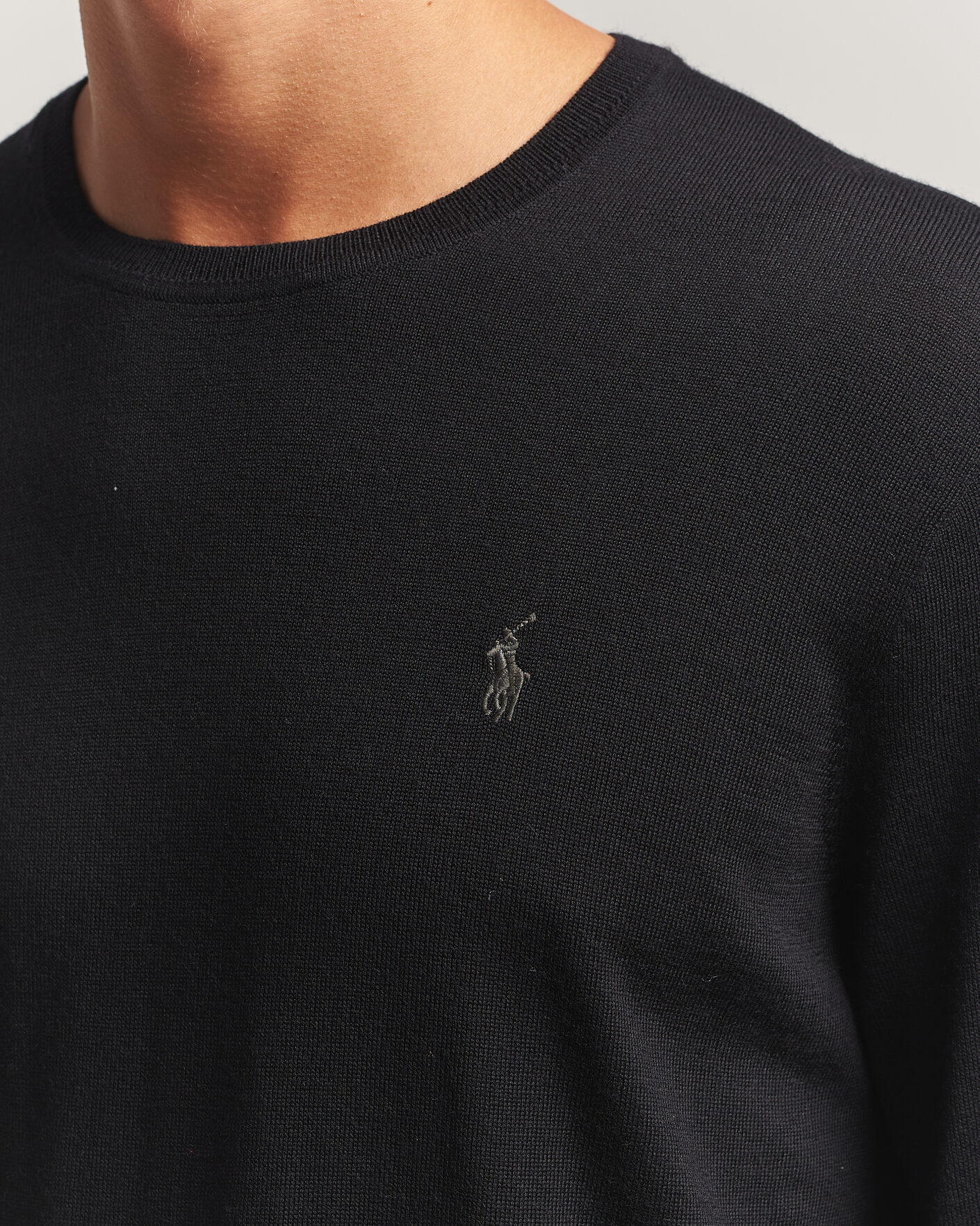 Mies | Puserot | Polo Ralph Lauren | Long Sleeve Pullover Polo Black