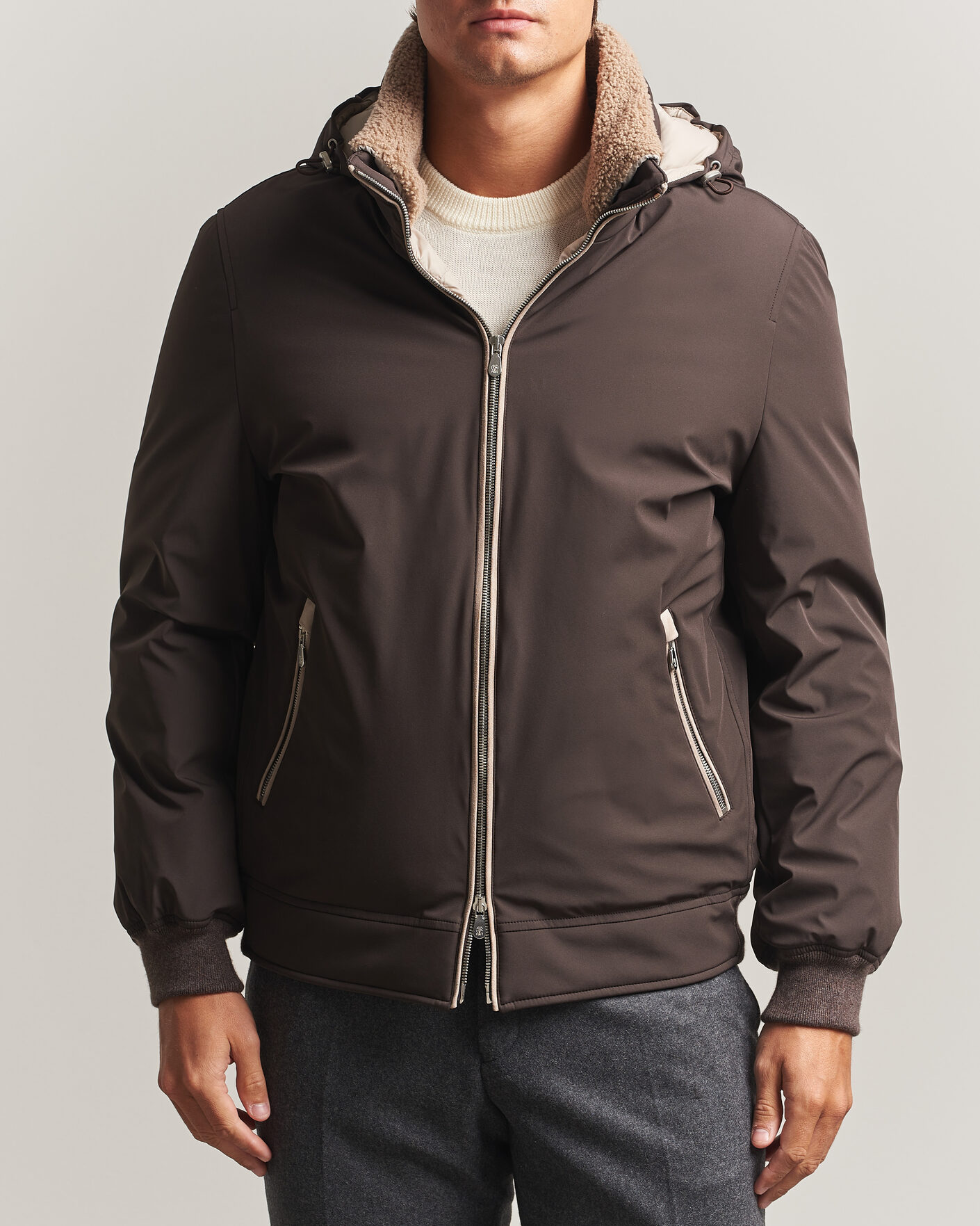 Mies | Takit | Brunello Cucinelli | Padded Jacket Dark Brown