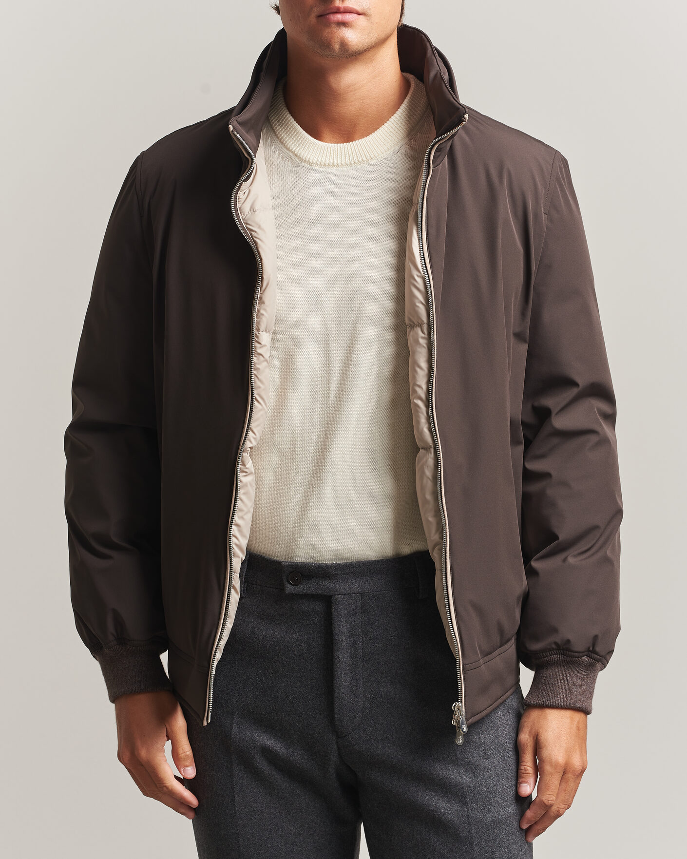 Mies | Takit | Brunello Cucinelli | Padded Jacket Dark Brown