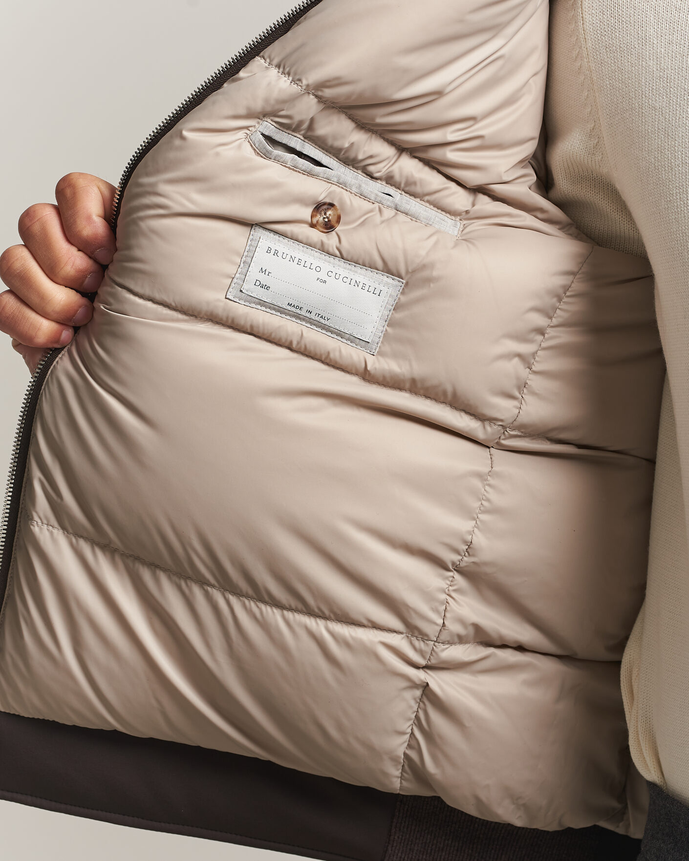 Mies | Takit | Brunello Cucinelli | Padded Jacket Dark Brown