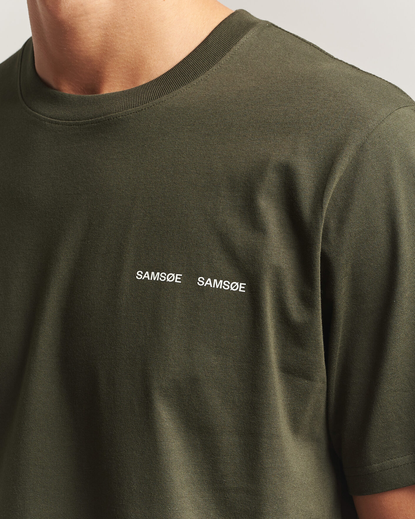 Mies | T-paidat | Samsøe Samsøe | Thomas Cotton T-Shirt Forest Night