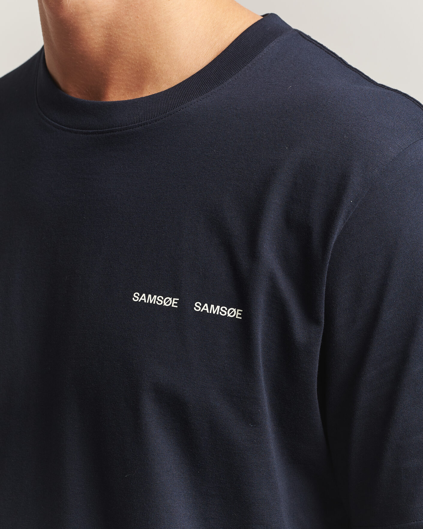 Mies | T-paidat | Samsøe Samsøe | Thomas Cotton T-Shirt Salute Navy
