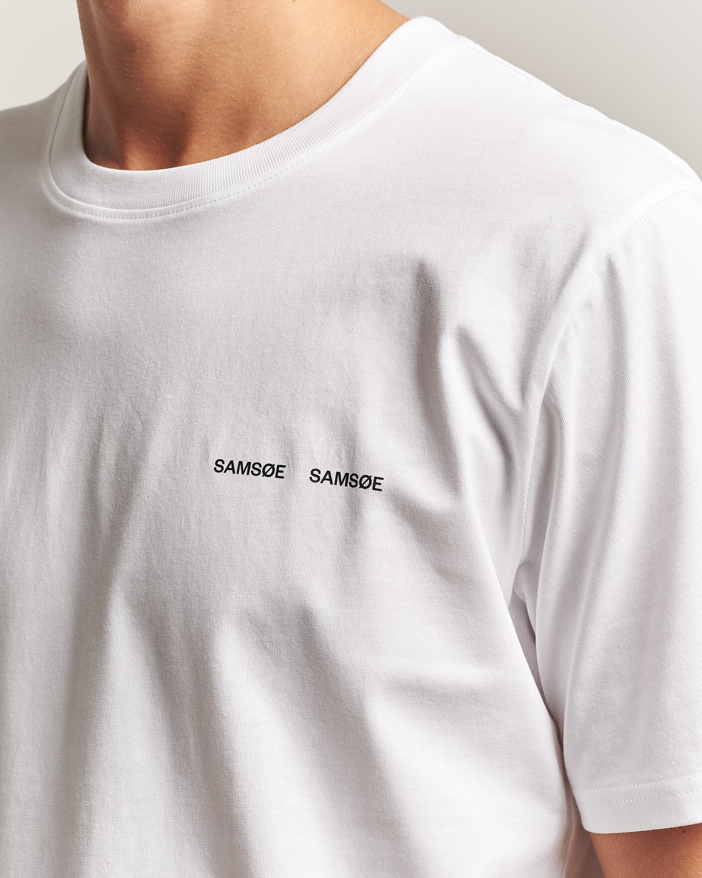 Mies | T-paidat | Samsøe Samsøe | Thomas Cotton T-Shirt White