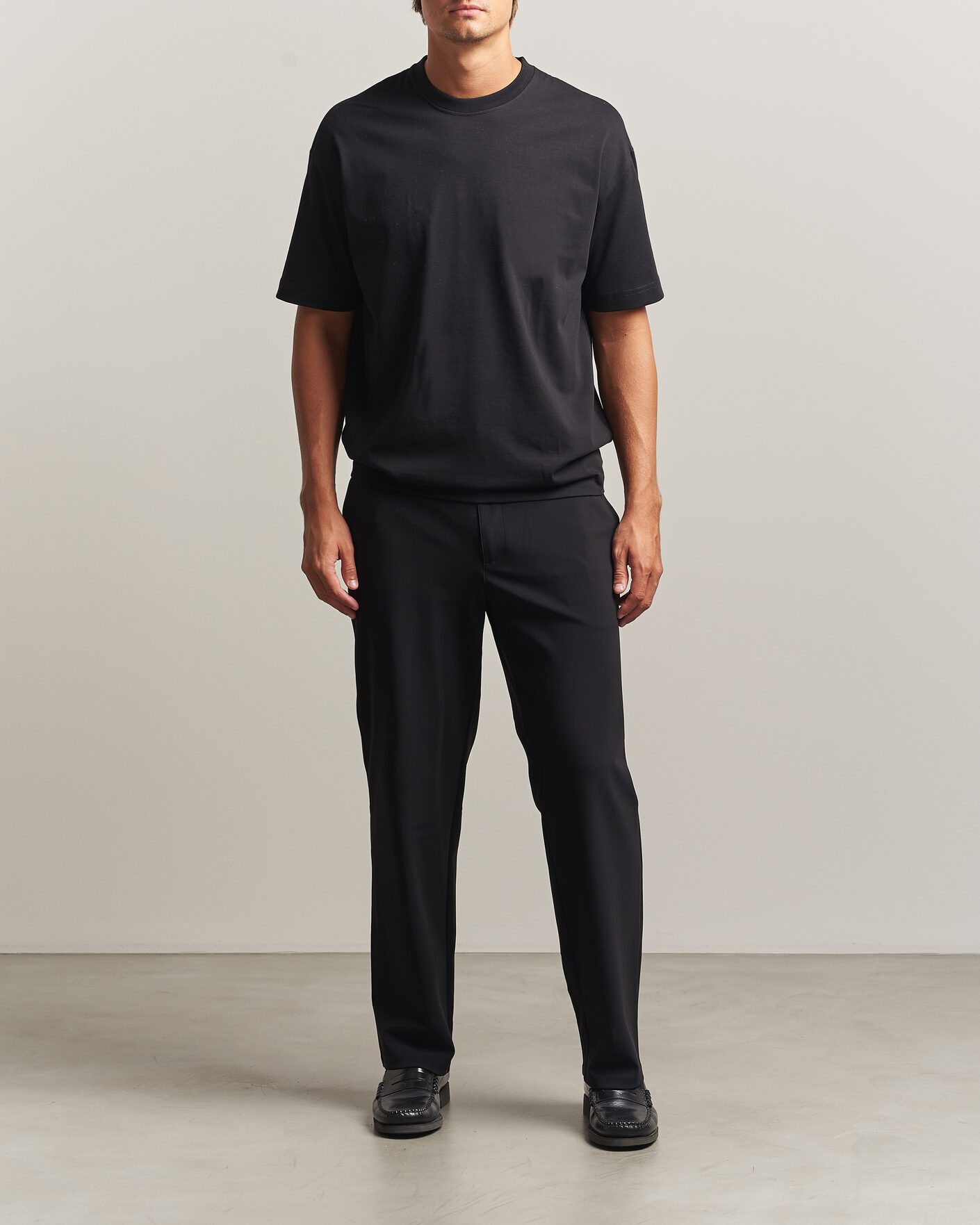 Mies | T-paidat | Samsøe Samsøe | Jason Heavy Cotton T-Shirt Black