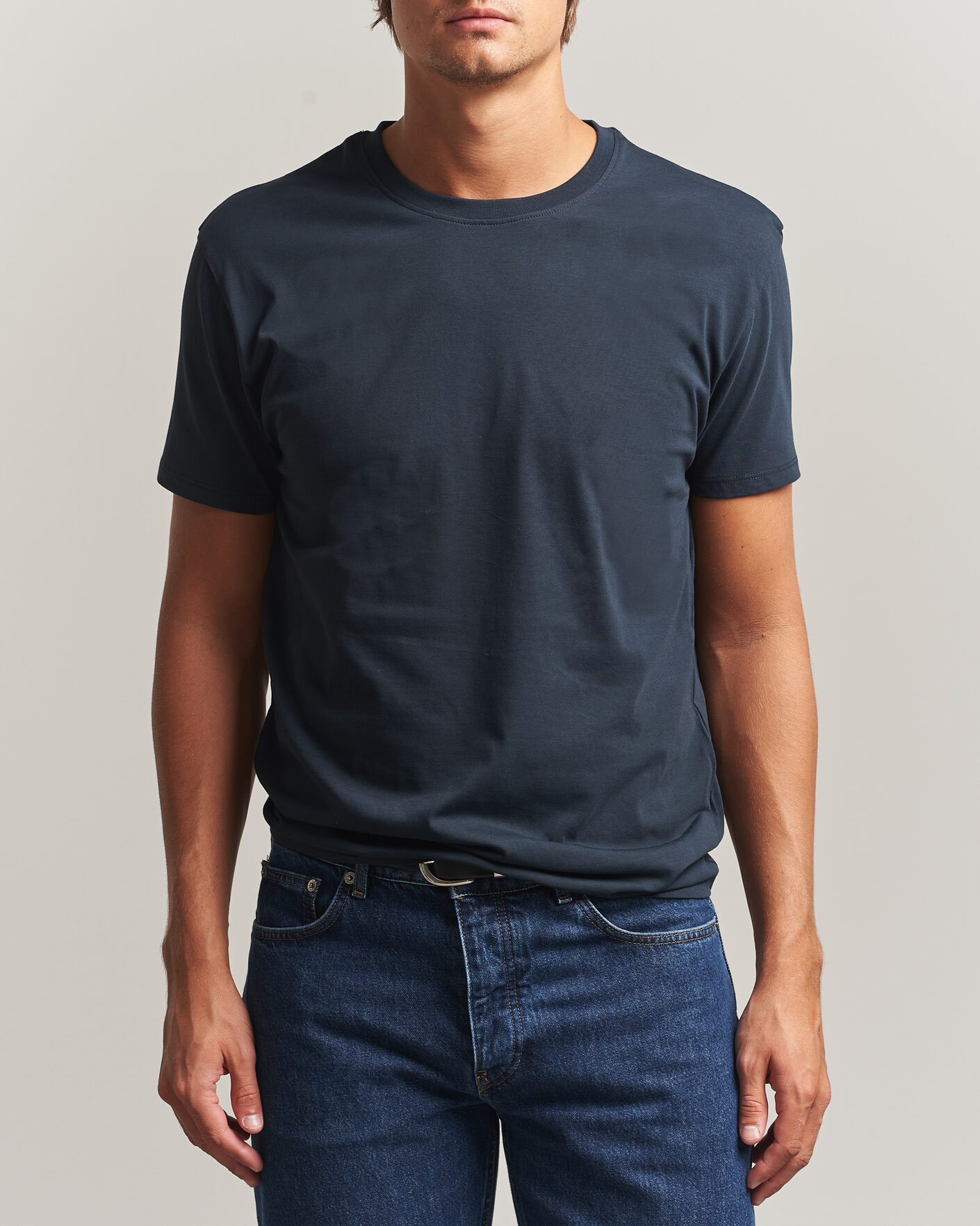 Mies | T-paidat | Samsøe Samsøe | Kronos Cotton T-Shirt Salute Navy
