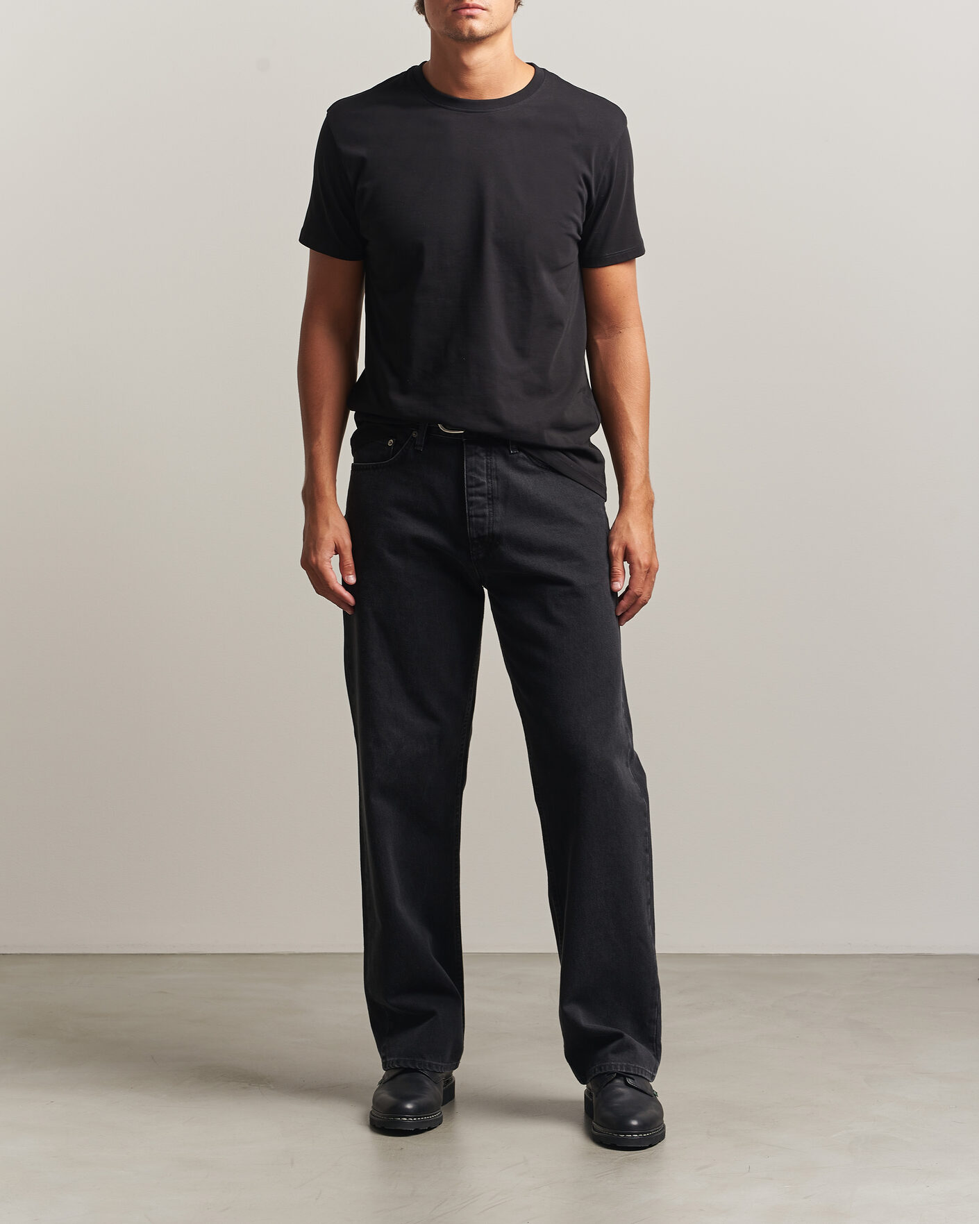 Mies | T-paidat | Samsøe Samsøe | Kronos Cotton T-Shirt Black
