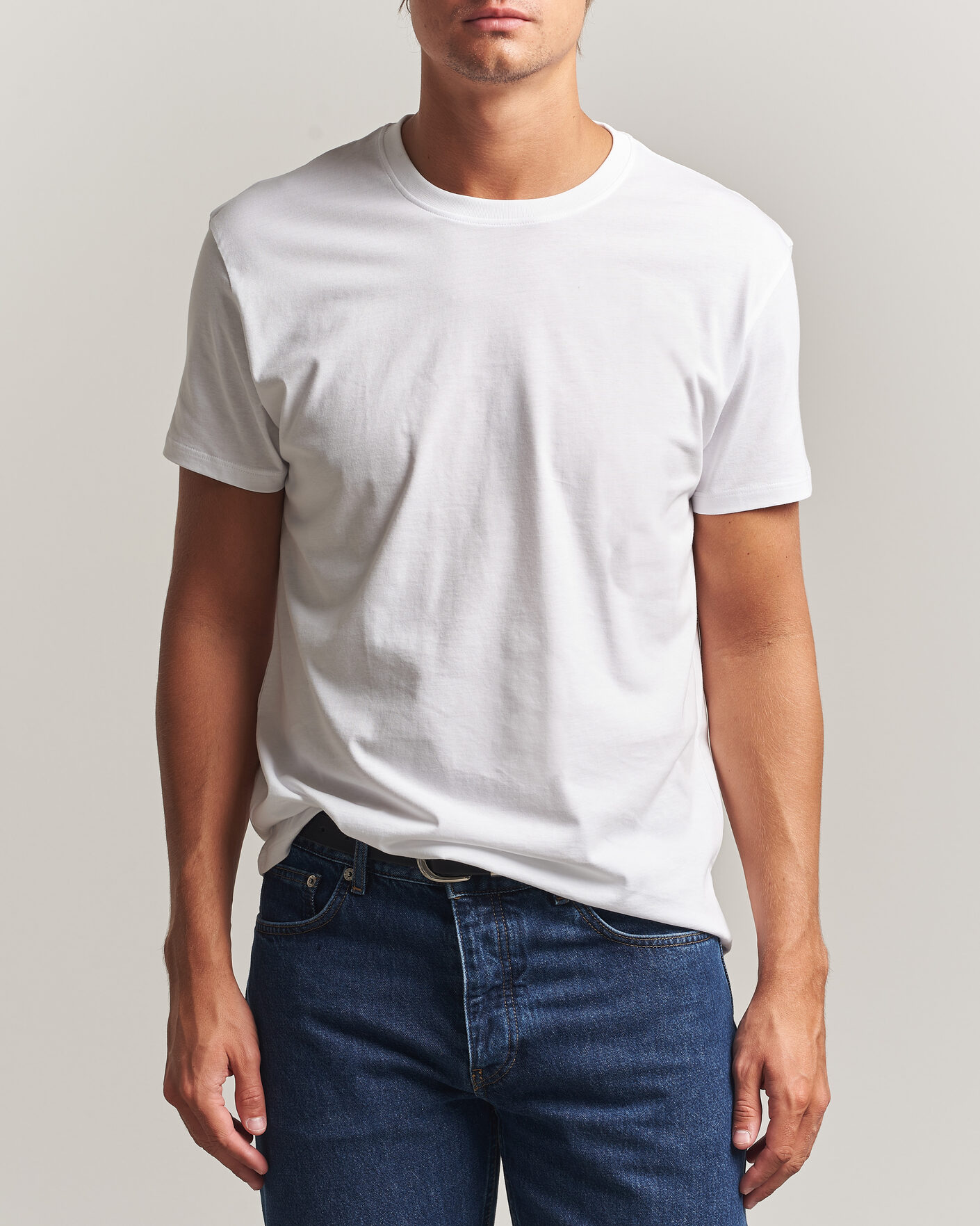 Mies | T-paidat | Samsøe Samsøe | Kronos Cotton T-Shirt White