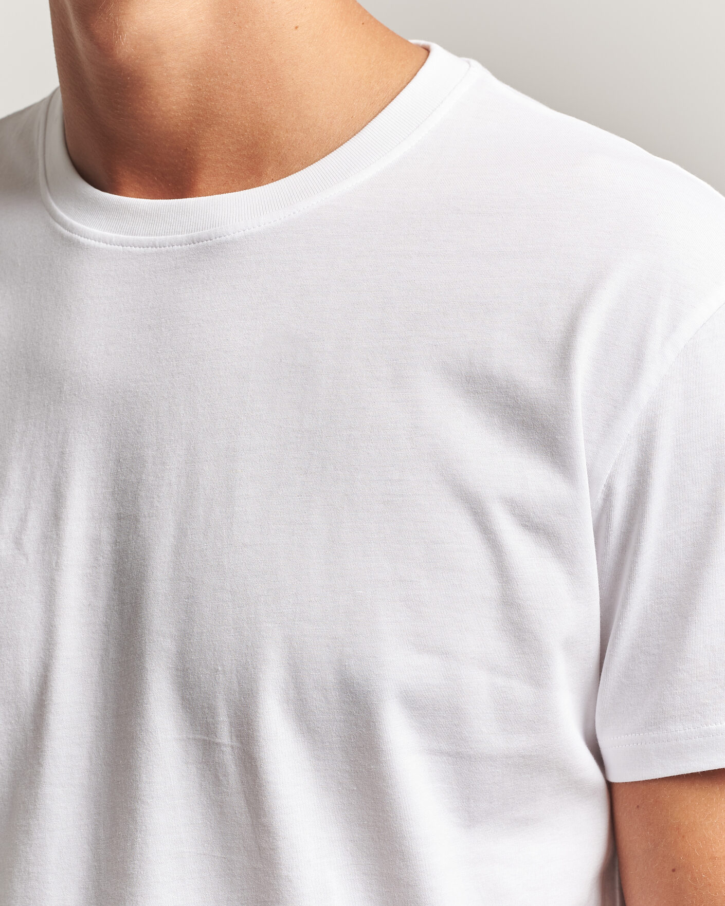 Mies | T-paidat | Samsøe Samsøe | Kronos Cotton T-Shirt White