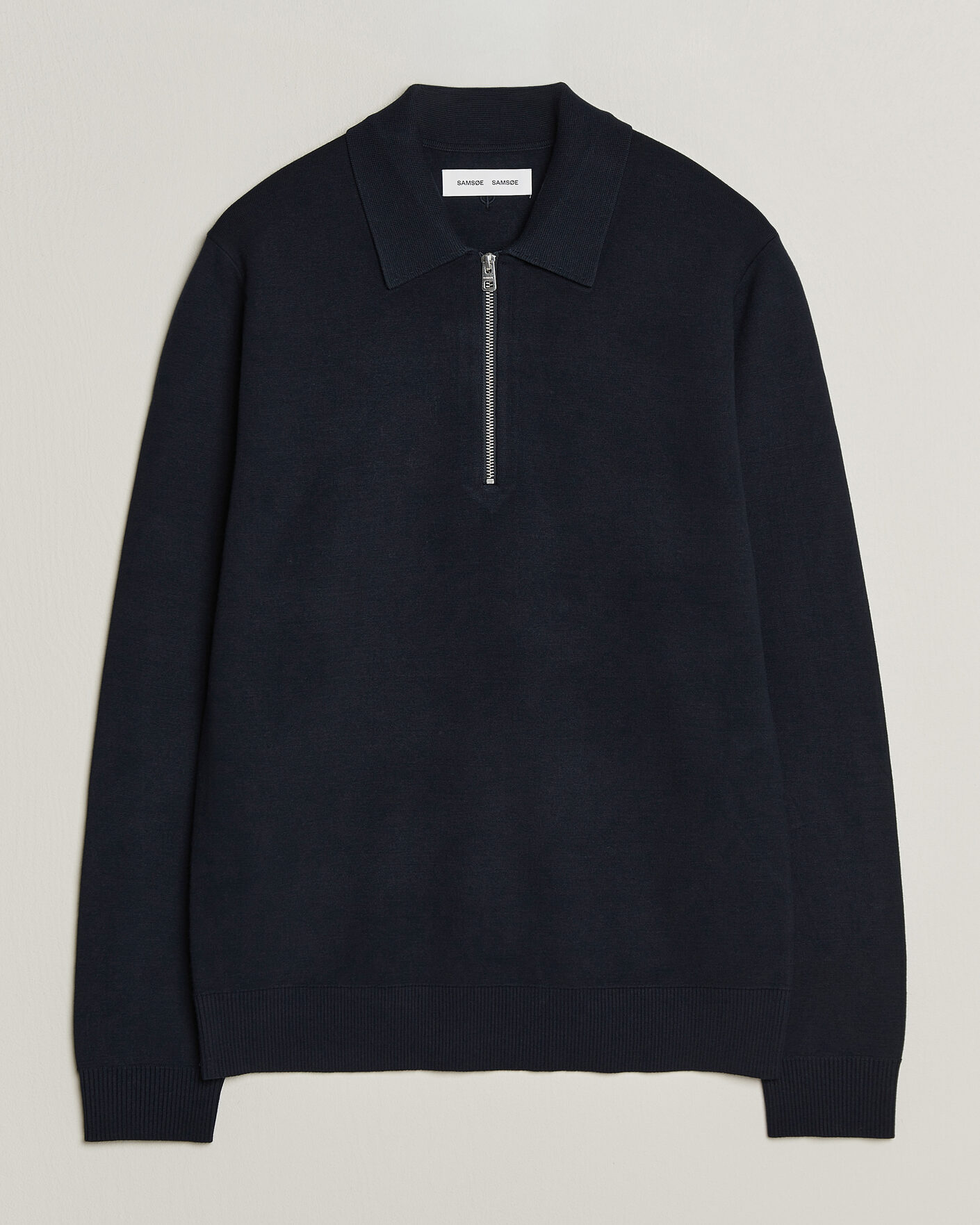 Mies | Puserot | Samsøe Samsøe | Matt Half Zip Polo Sky Captain