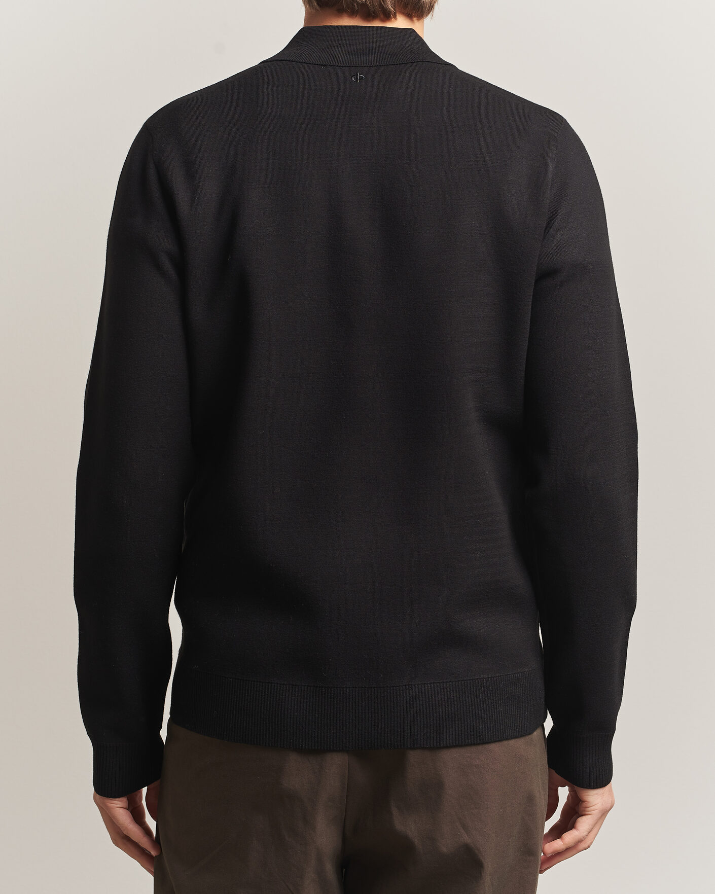 Mies | Puserot | Samsøe Samsøe | Matt Half Zip Polo Black