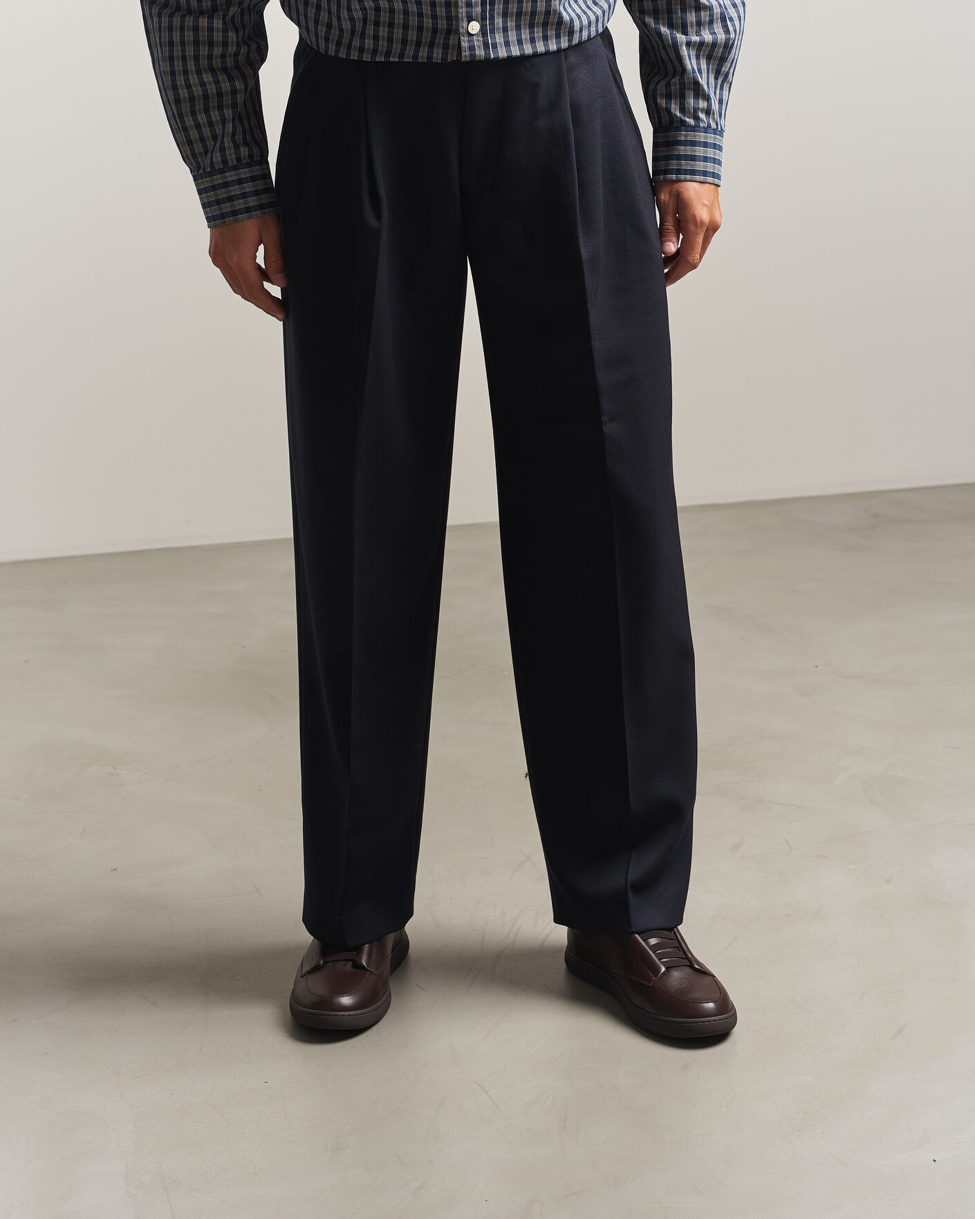 Mies | Tennarit | J.M. Weston | Dress Sneaker Dark Brown Nappa