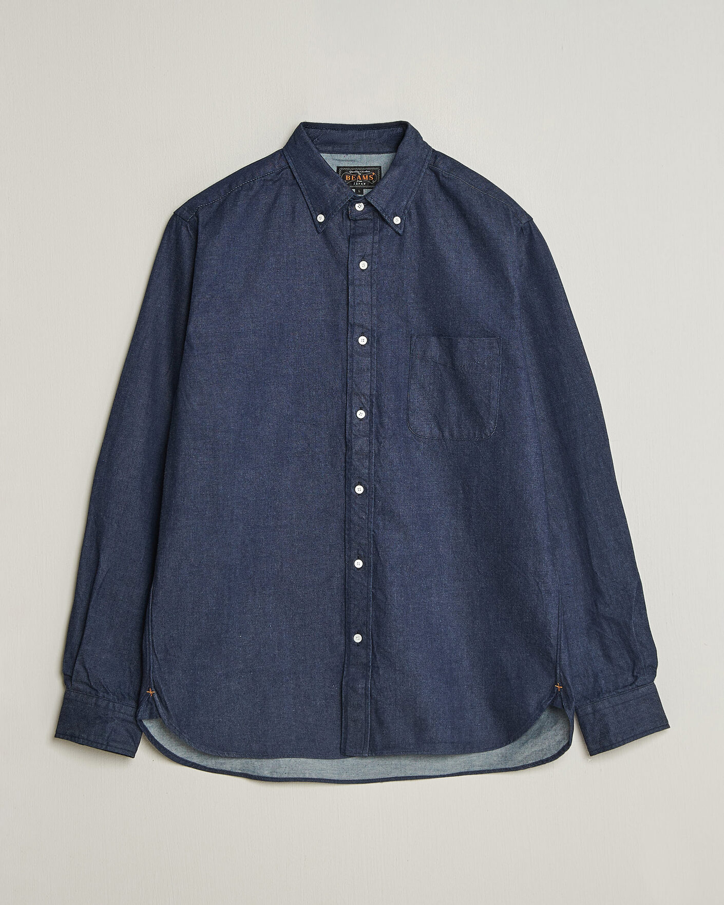 Mies | Kauluspaidat | BEAMS PLUS | Denim Button Down Shirt Indigo