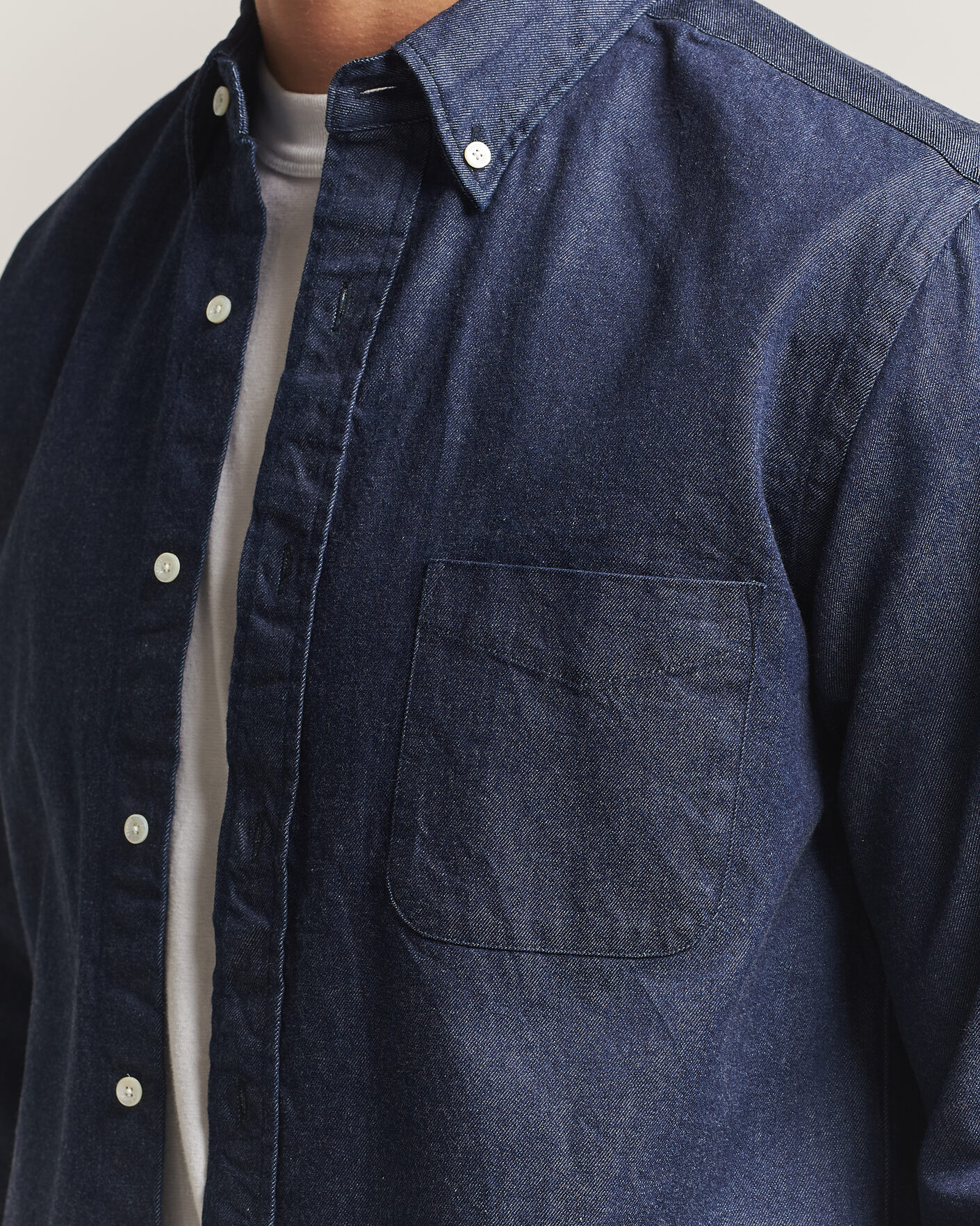 Mies | Kauluspaidat | BEAMS PLUS | Denim Button Down Shirt Indigo