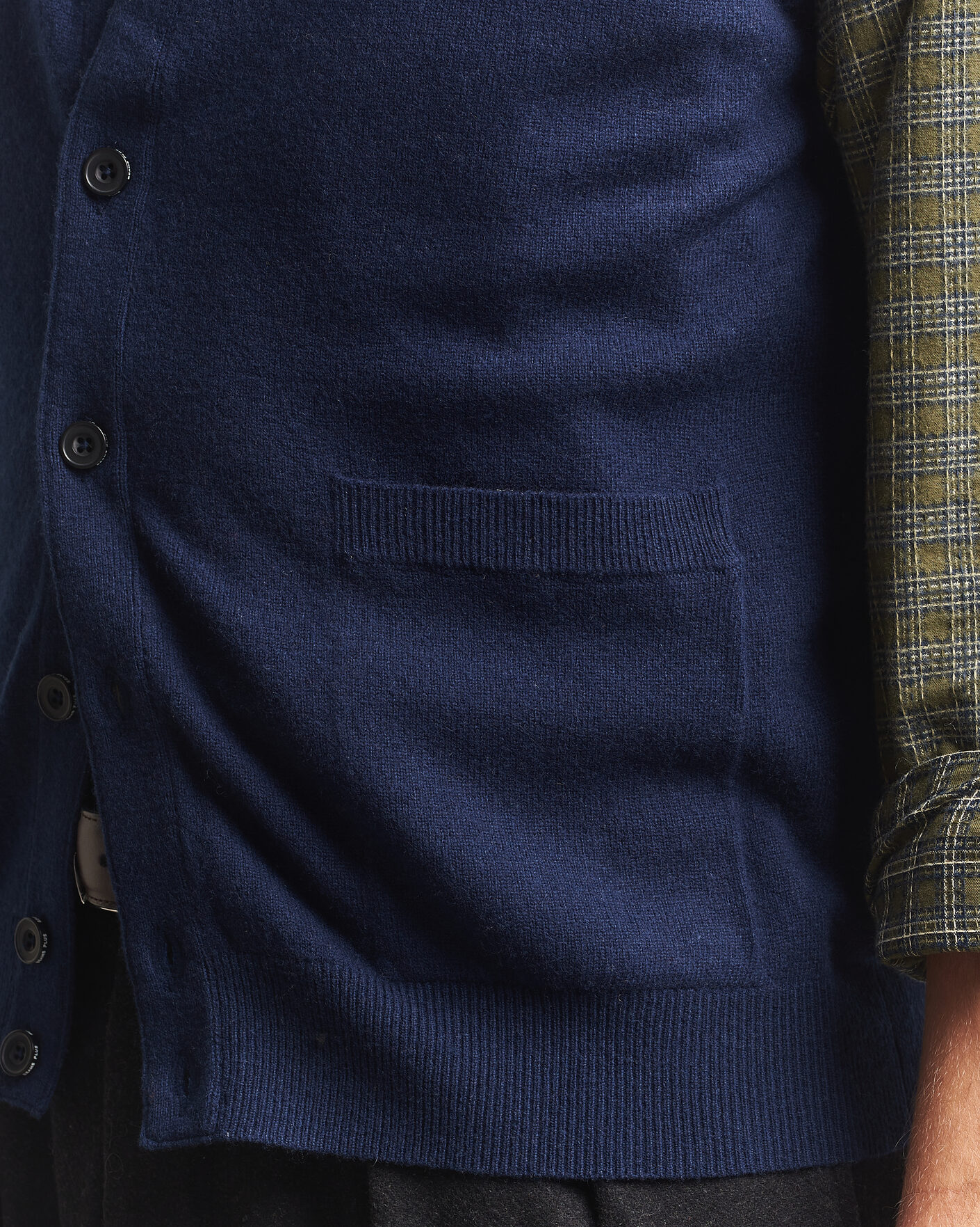 Mies | Puserot | BEAMS PLUS | Button Knit Vest Navy