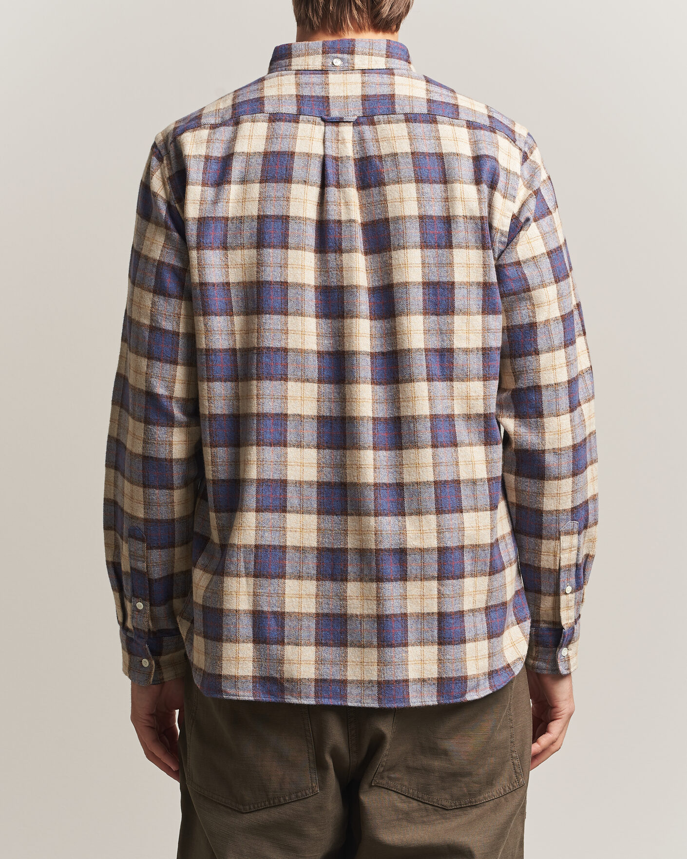Mies | Kauluspaidat | BEAMS PLUS | Plaid Button Down Shirt White/Blue