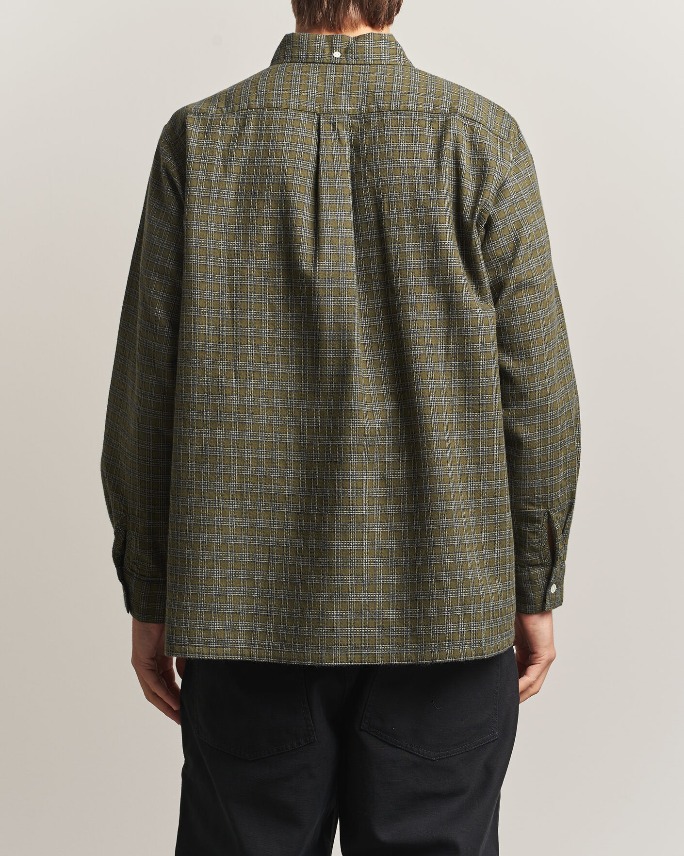 Mies | Kauluspaidat | BEAMS PLUS | Dobby Plaid Button Down Shirt Dark Green