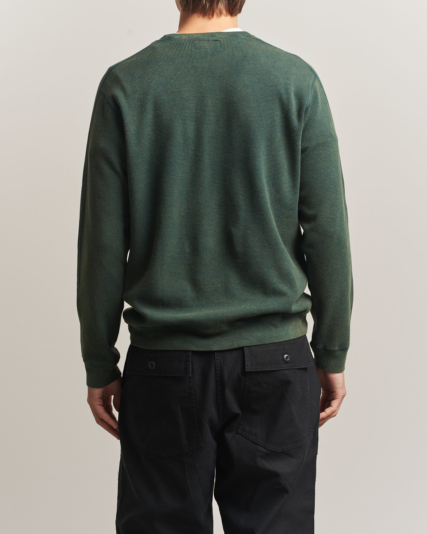 Mies | T-paidat | BEAMS PLUS | Fade Thermal Crew Green