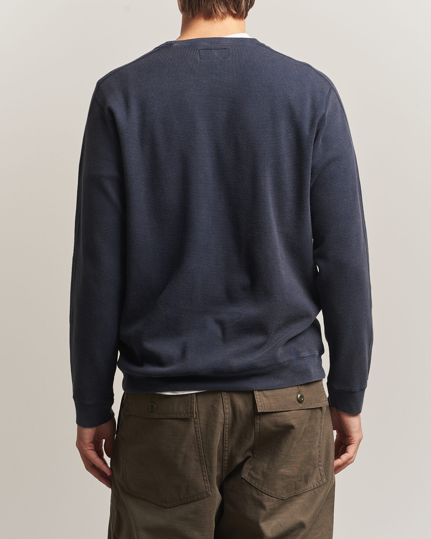 Mies | T-paidat | BEAMS PLUS | Fade Thermal Crew Navy