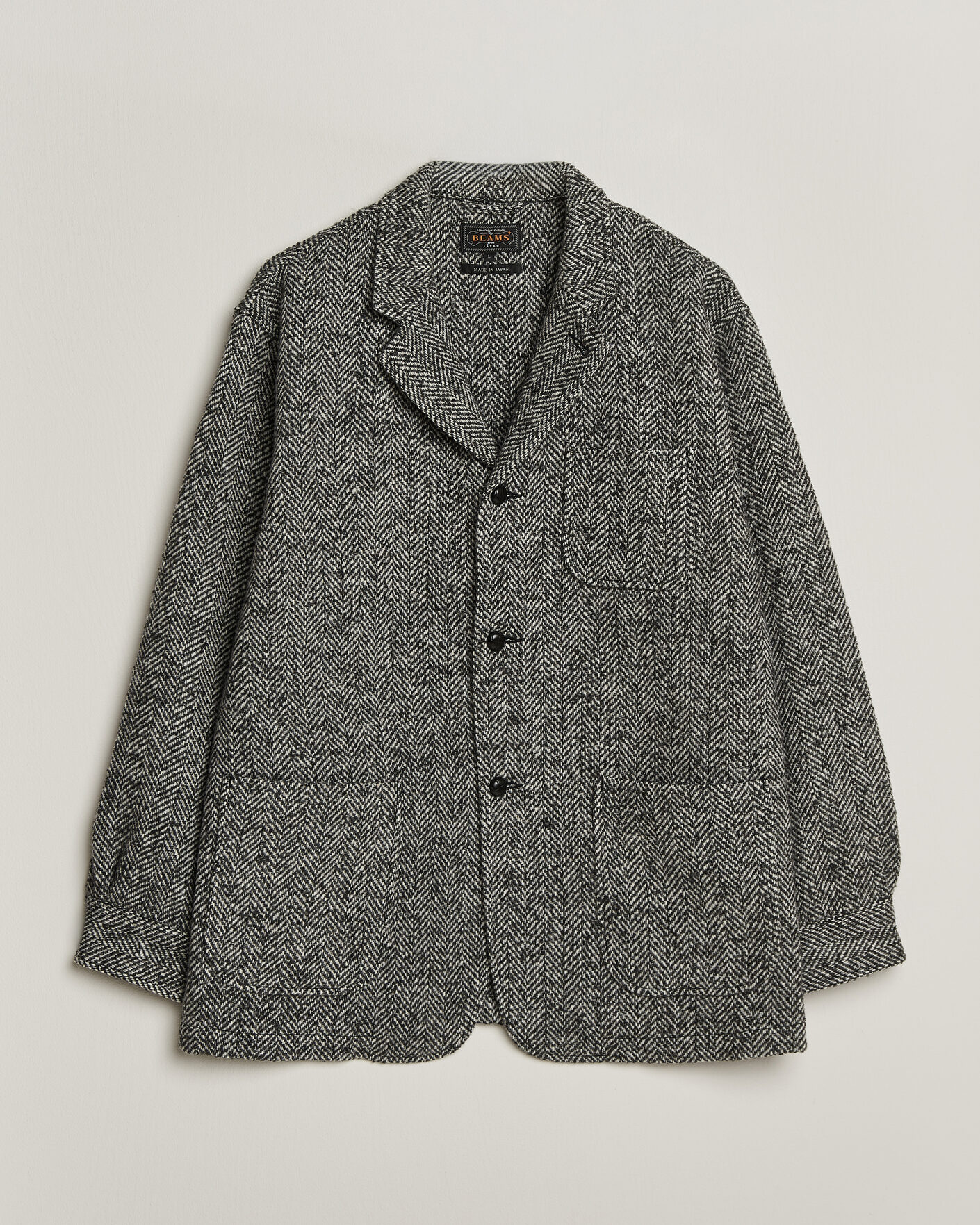 Mies | Takit | BEAMS PLUS | Wool Herringbone Jacket Grey