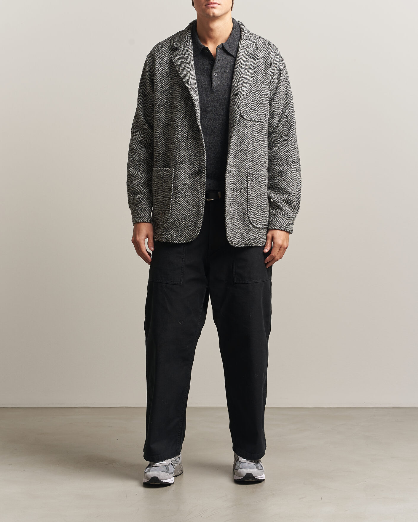 Mies | Takit | BEAMS PLUS | Wool Herringbone Jacket Grey