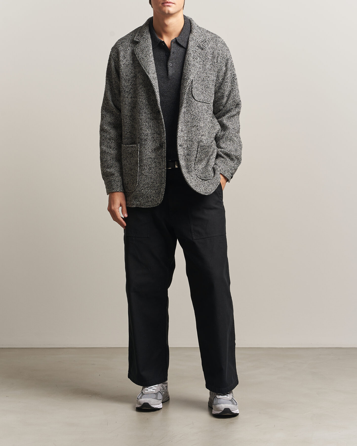 Mies | Housut | BEAMS PLUS | MIL Utility Sateen Trousers Black