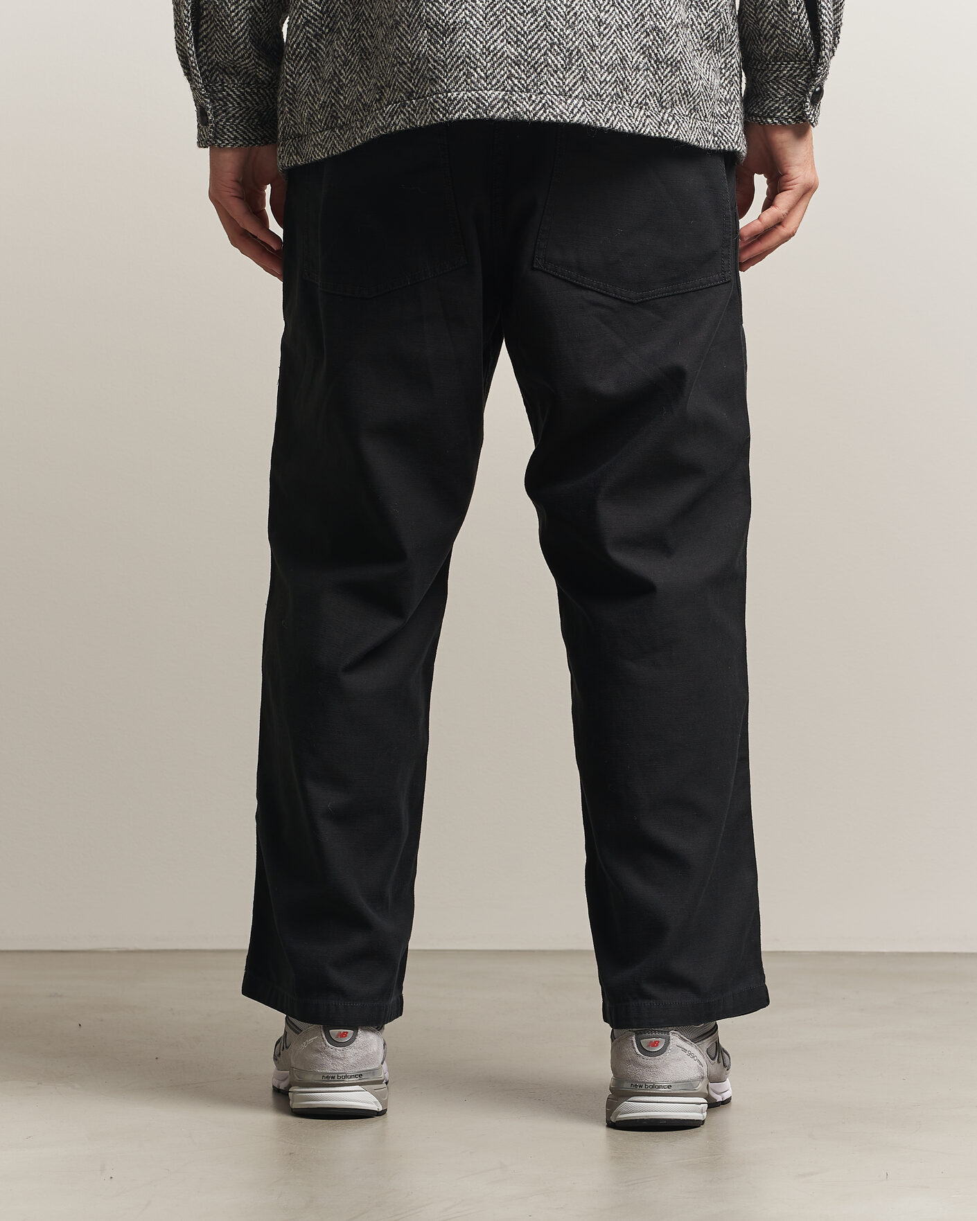 Mies | Housut | BEAMS PLUS | MIL Utility Sateen Trousers Black