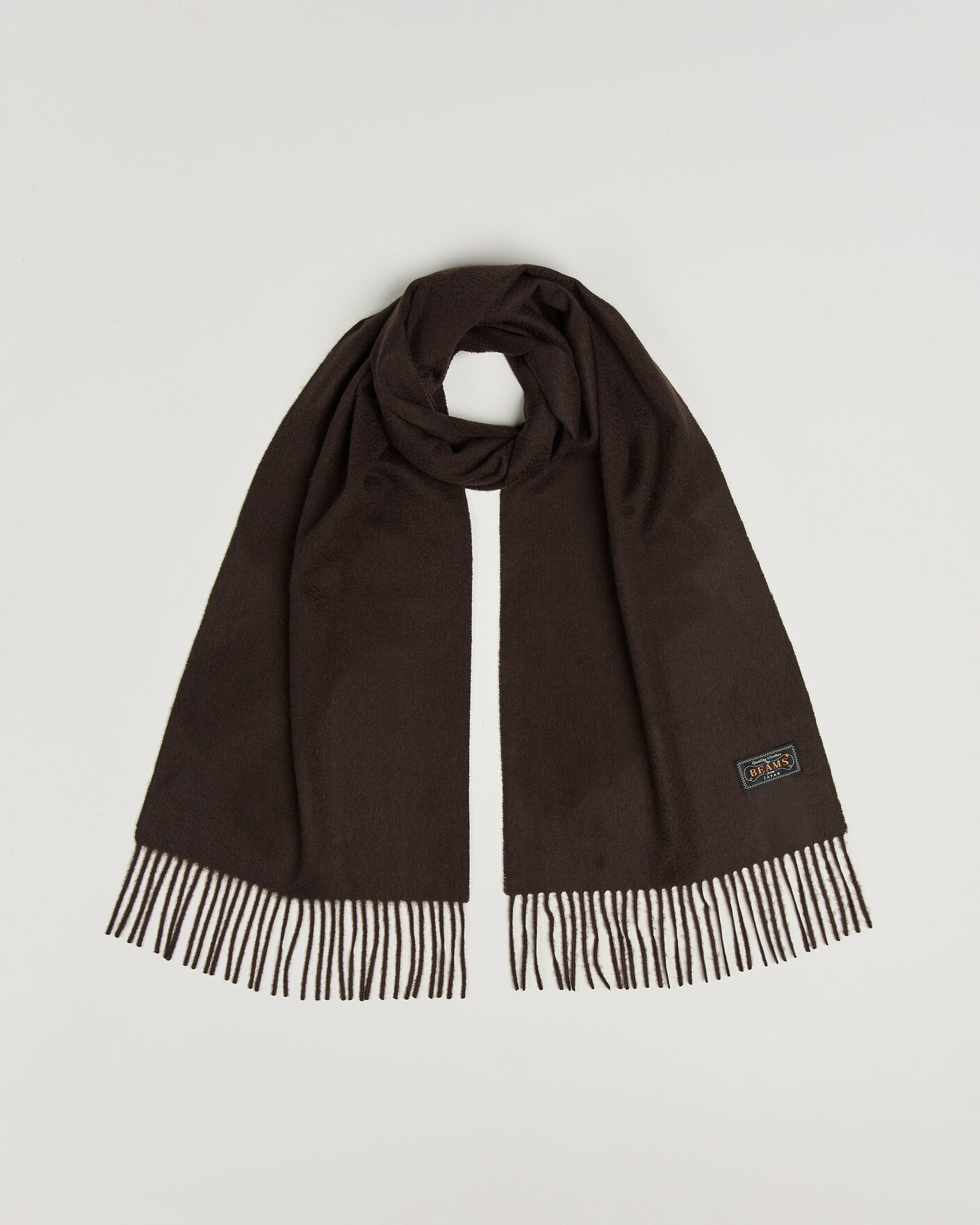 Mies | Kaulaliinat | BEAMS PLUS | Cashmere Scarf Dark Brown