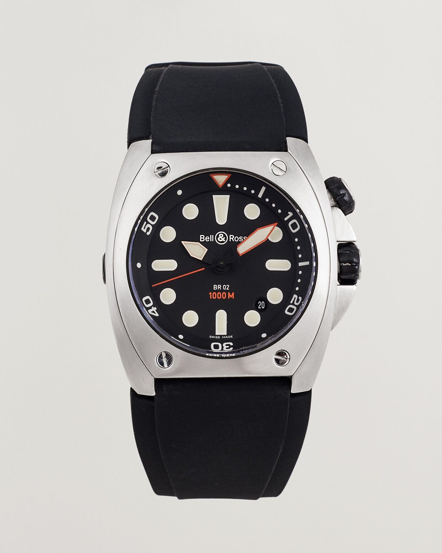 Mies | Pre-Owned & Vintage Watches | Bell & Ross Pre-Owned | BR02-20 Steel