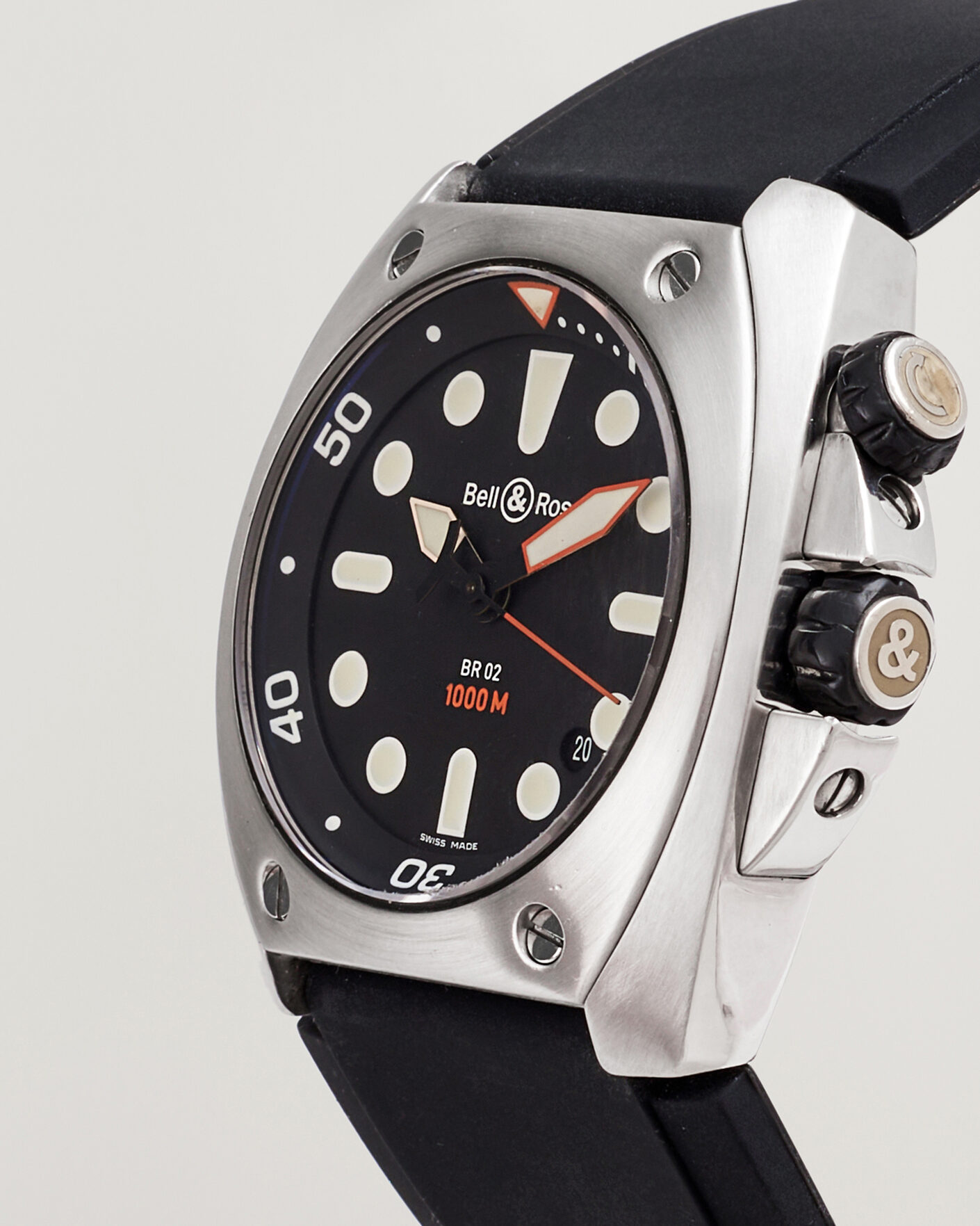 Mies | Pre-Owned & Vintage Watches | Bell & Ross Pre-Owned | BR02-20 Steel