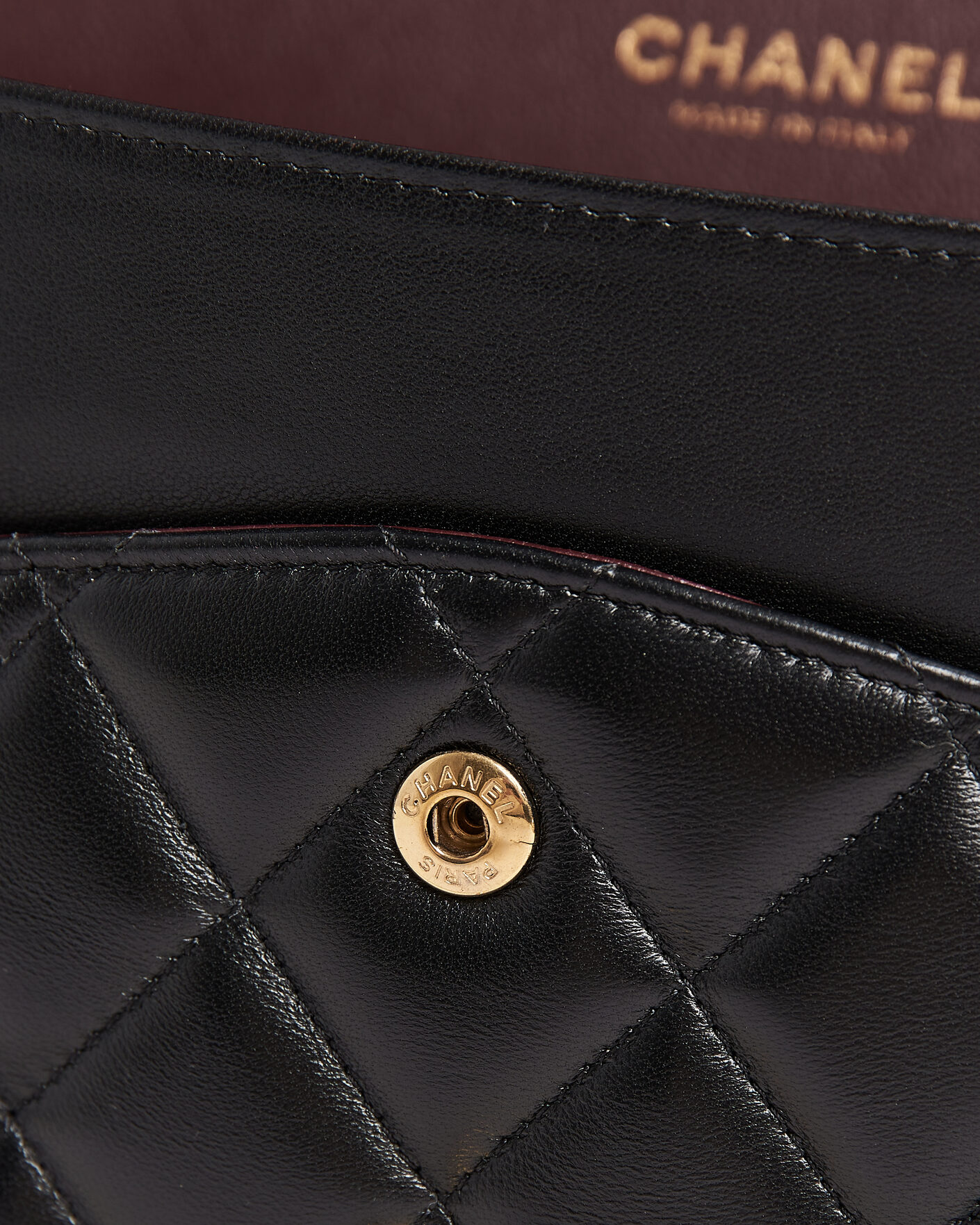 Mies | Pre-Owned & Vintage Bags | Chanel Pre-Owned | Classic Jumbo Double Flap Bag Lambskin Black