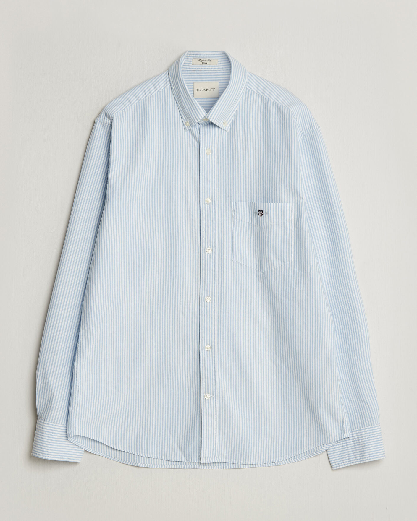 Mies | Kauluspaidat | Gant | Regular Fit Striped Oxford Shirt College Blue