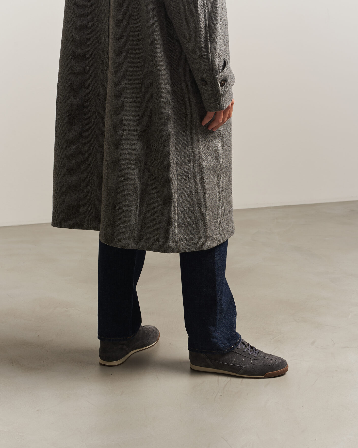 Mies | Tennarit | CQP | Piazza Running Sneaker Dove Grey