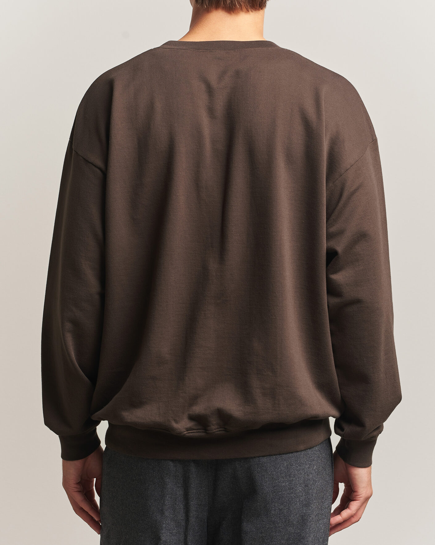 Mies | Puserot | Auralee | Super High Gauge Sweat Pullover Dark Brown