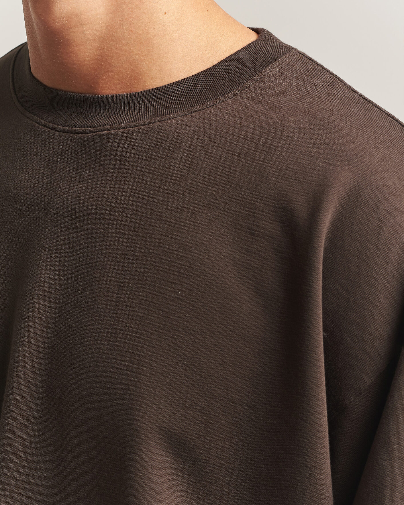 Mies | Puserot | Auralee | Super High Gauge Sweat Pullover Dark Brown