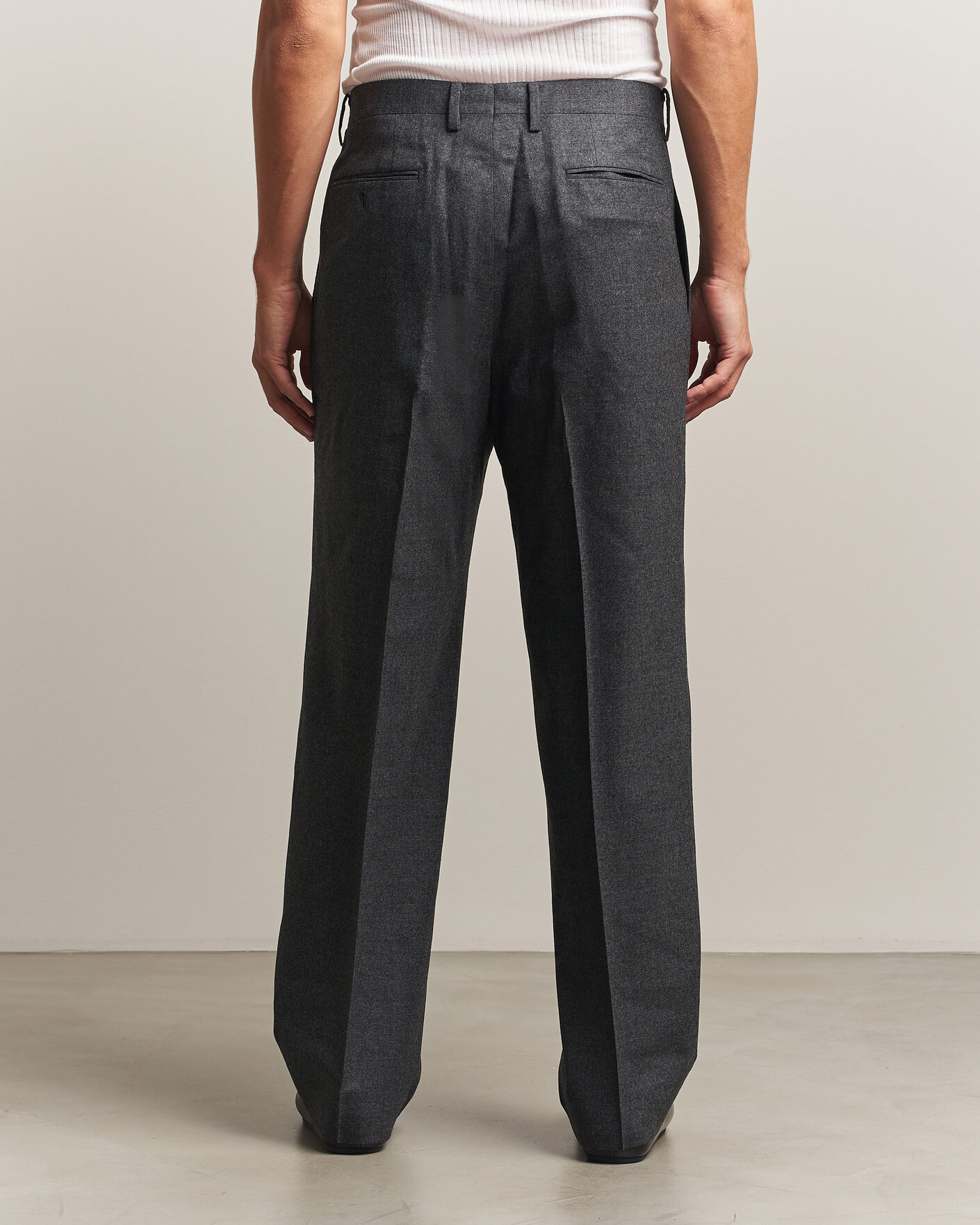 Mies | Housut | Auralee | Super Light Wool Pants Charcoal