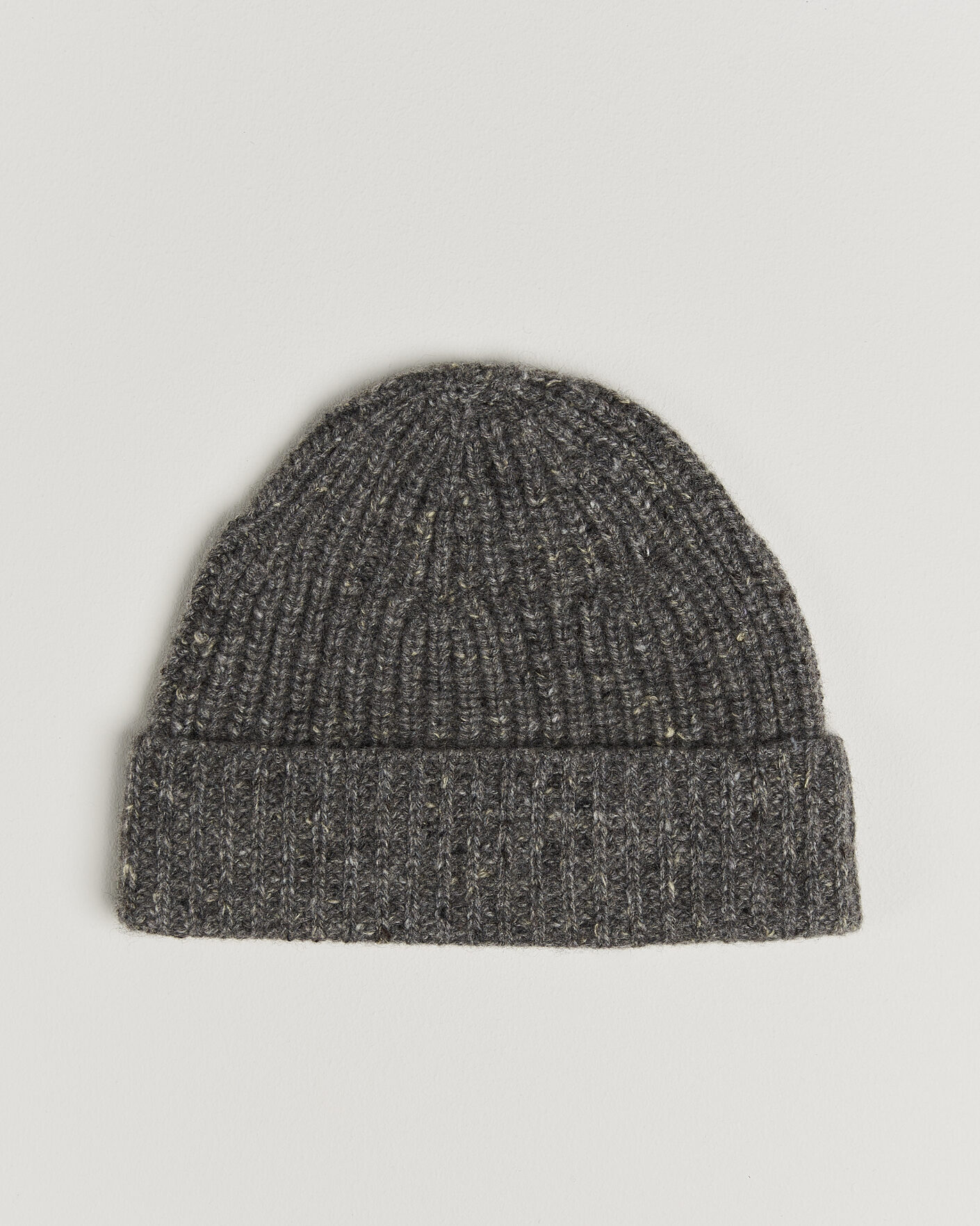 Mies | Pipot | Auralee | Cashmere Nep Knit Cap Mix Gray