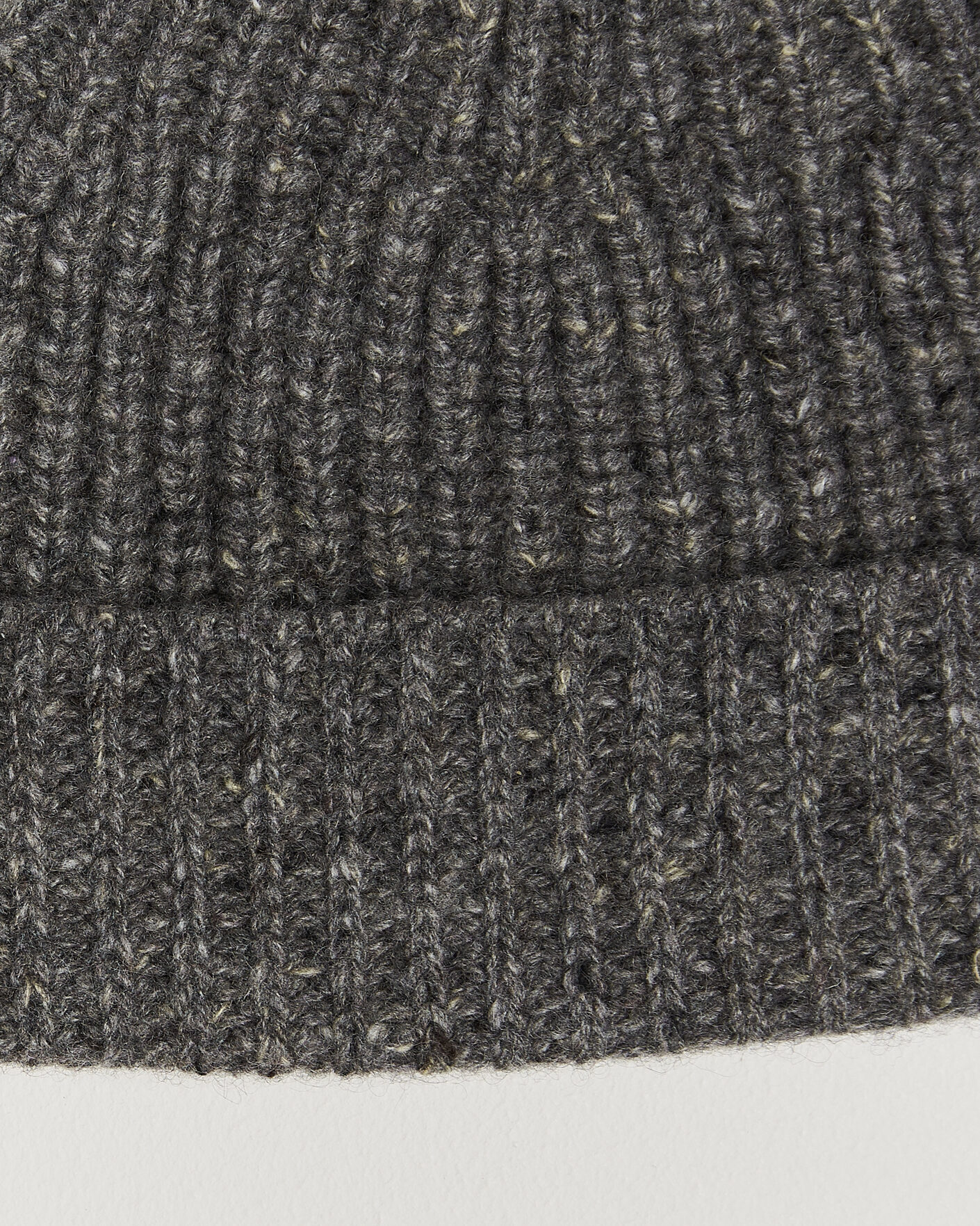 Mies | Pipot | Auralee | Cashmere Nep Knit Cap Mix Gray