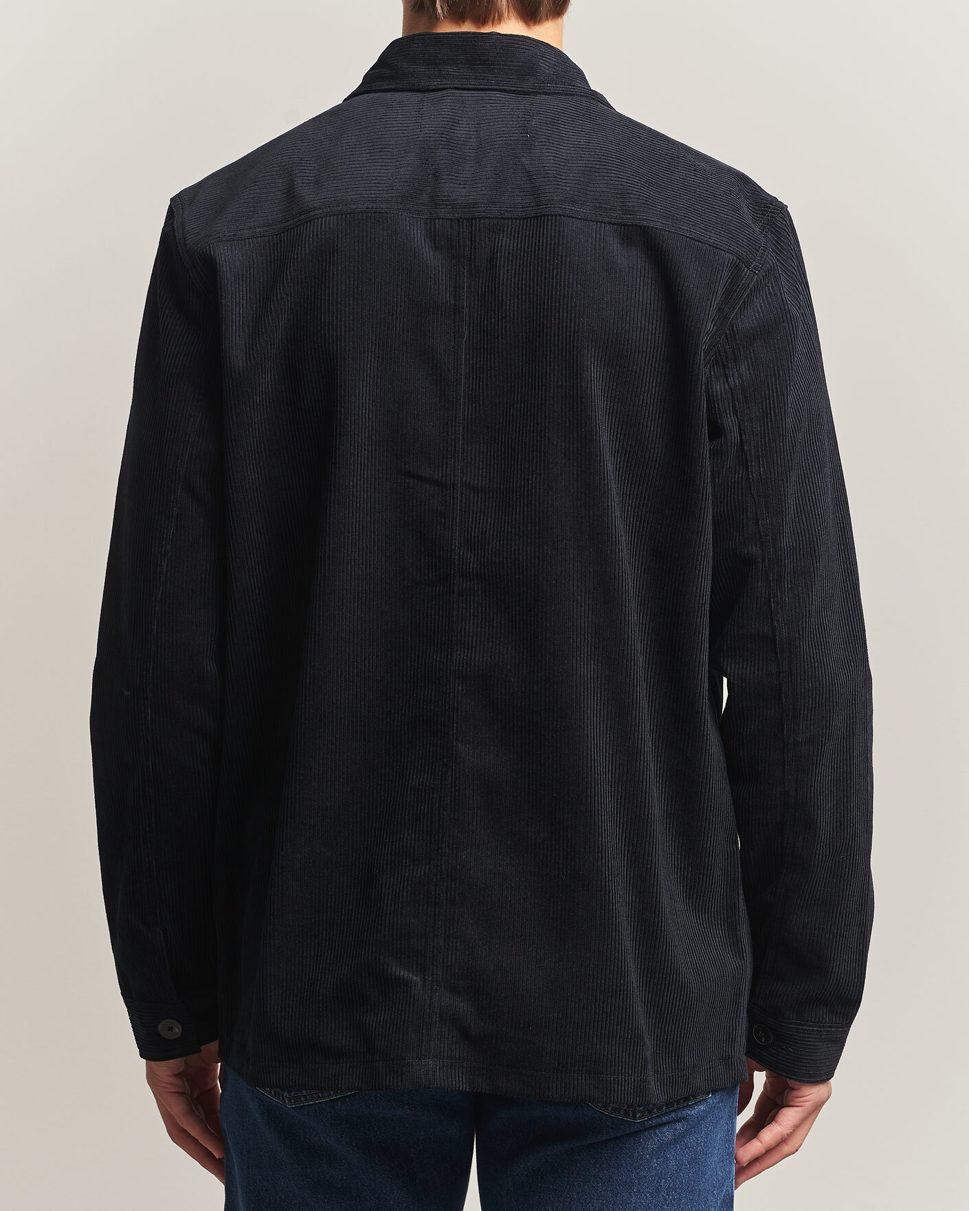 Mies | Kauluspaidat | A Day's March | Original Corduroy Overshirt Black