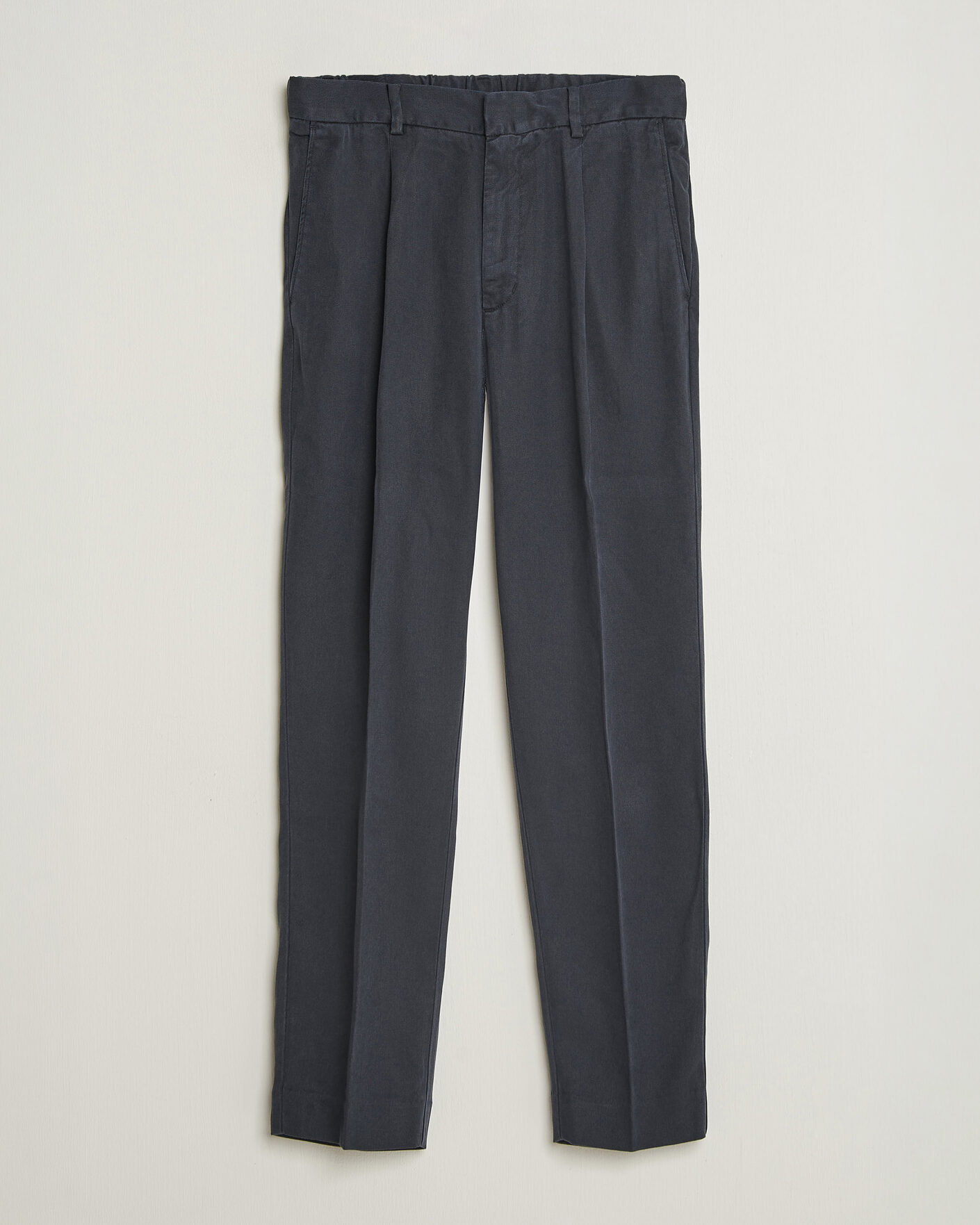 Mies | Housut | A Day's March | Smart Lyocell Trousers Navy