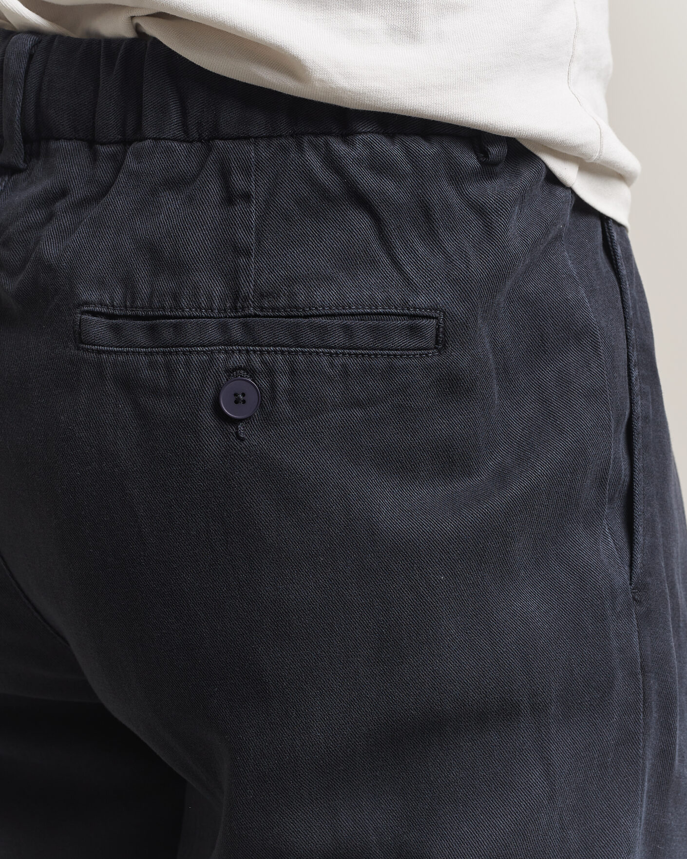 Mies | Housut | A Day's March | Smart Lyocell Trousers Navy
