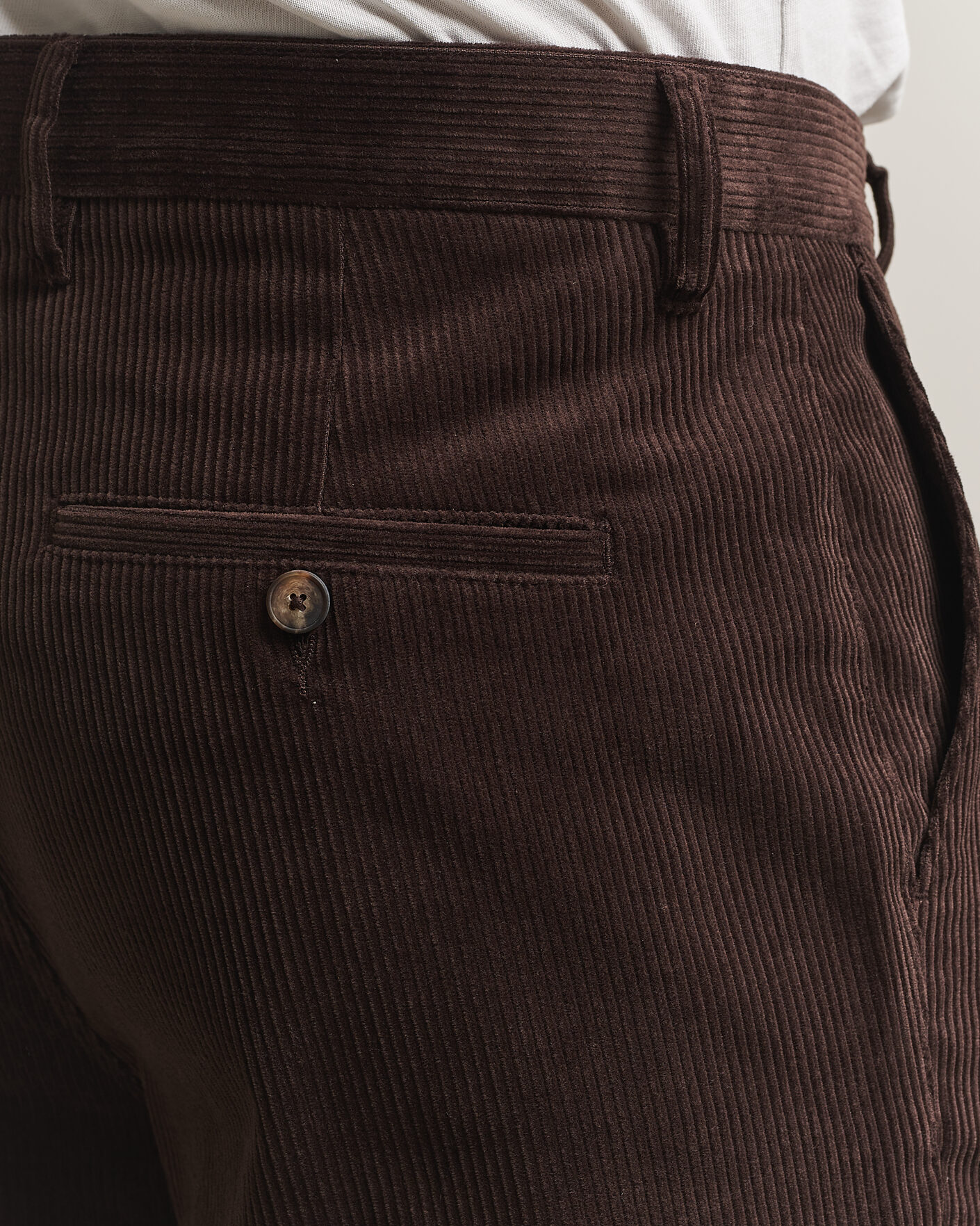Mies | Housut | A Day's March | Redwood Corduroy Trousers Dark Brown
