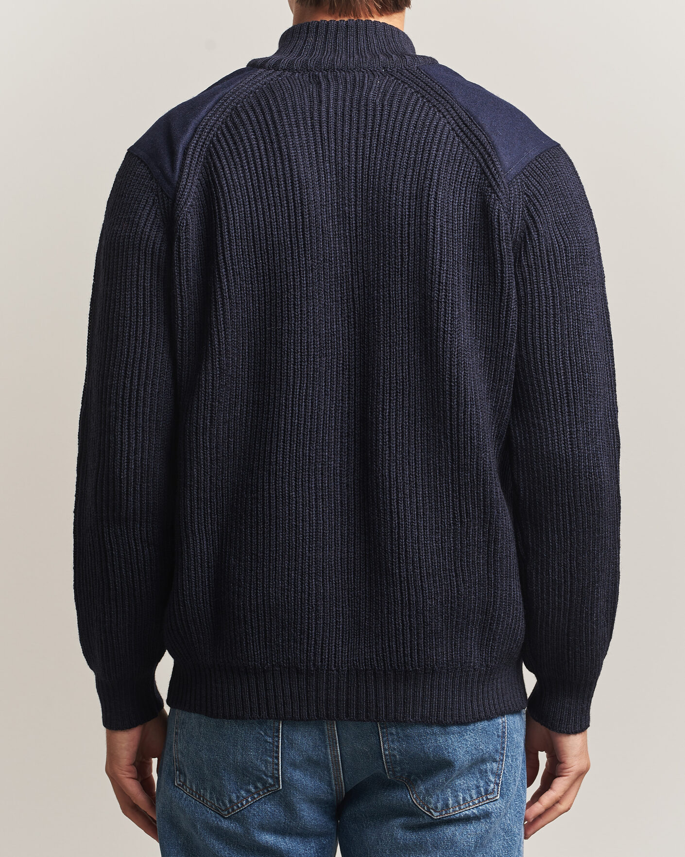 Mies | Puserot | Peregrine | Foxton Quarter Zip Jumperr Navy
