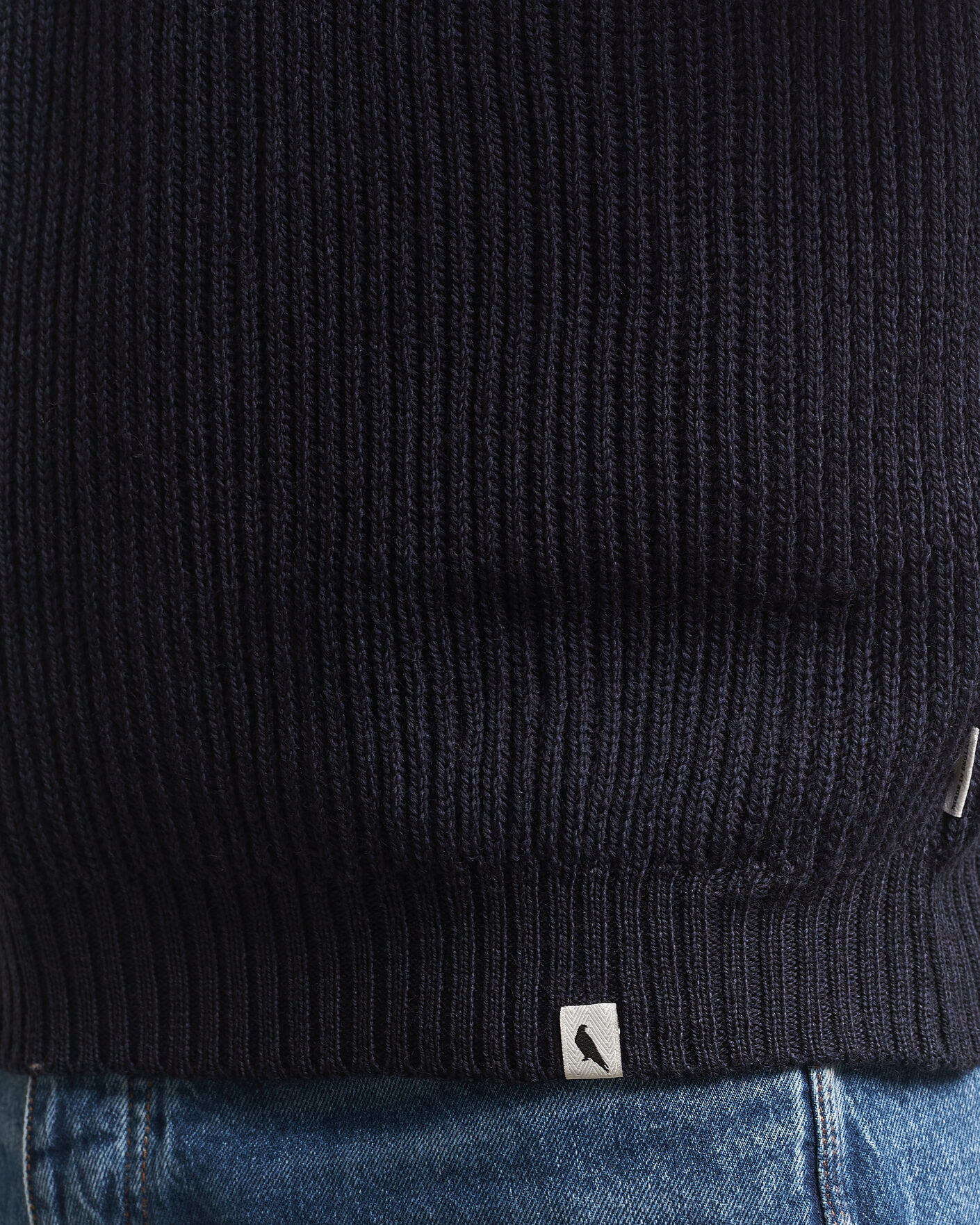 Mies | Puserot | Peregrine | Foxton Quarter Zip Jumperr Navy
