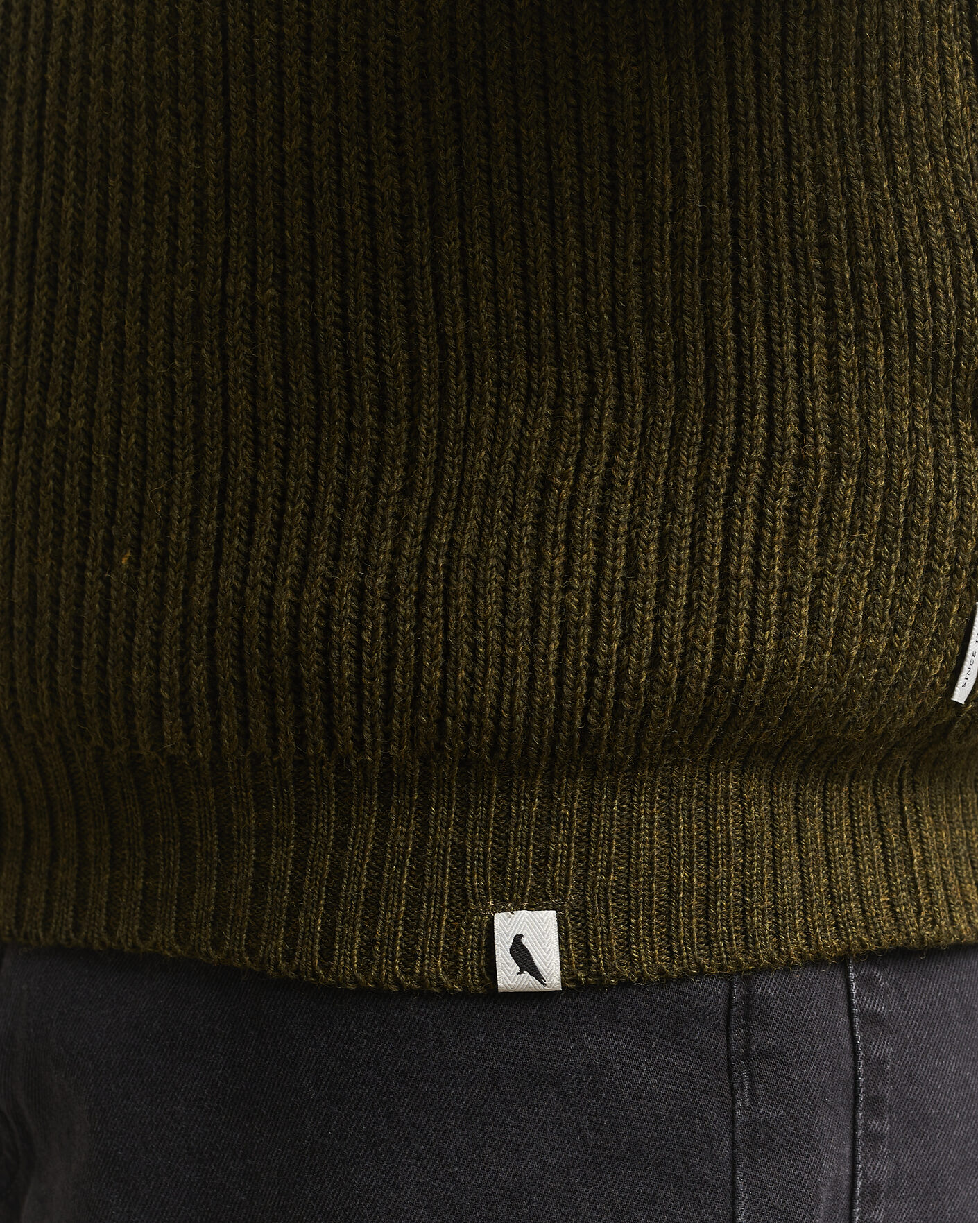 Mies | Puserot | Peregrine | Foxton Quarter Zip Jumperr Olive
