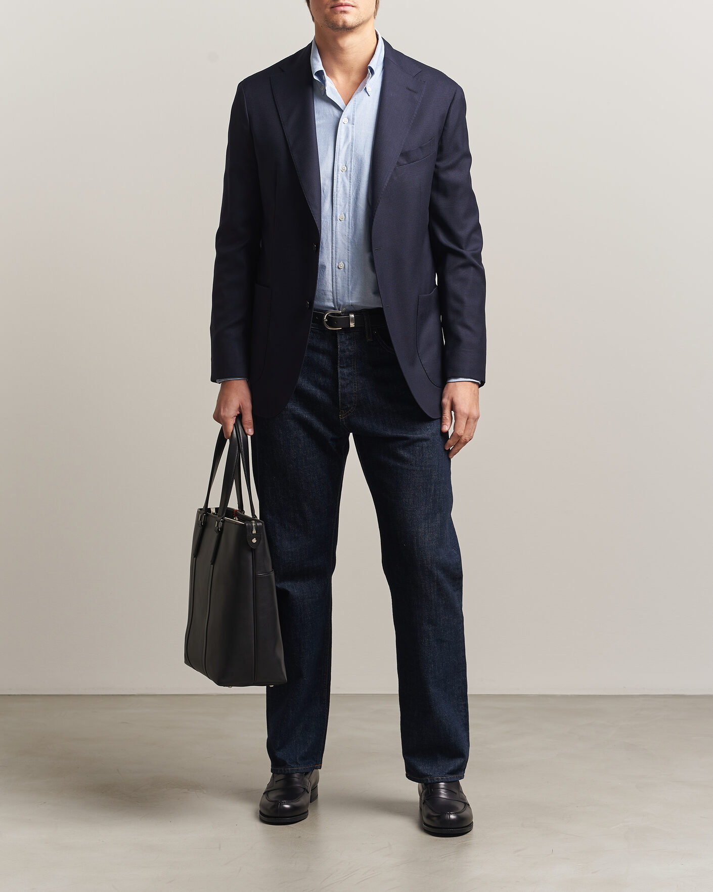 Mies | Pikkutakit | Boglioli for Care of Carl | Boglioli K Jacket Exclusive Hopsack Blazer Navy
