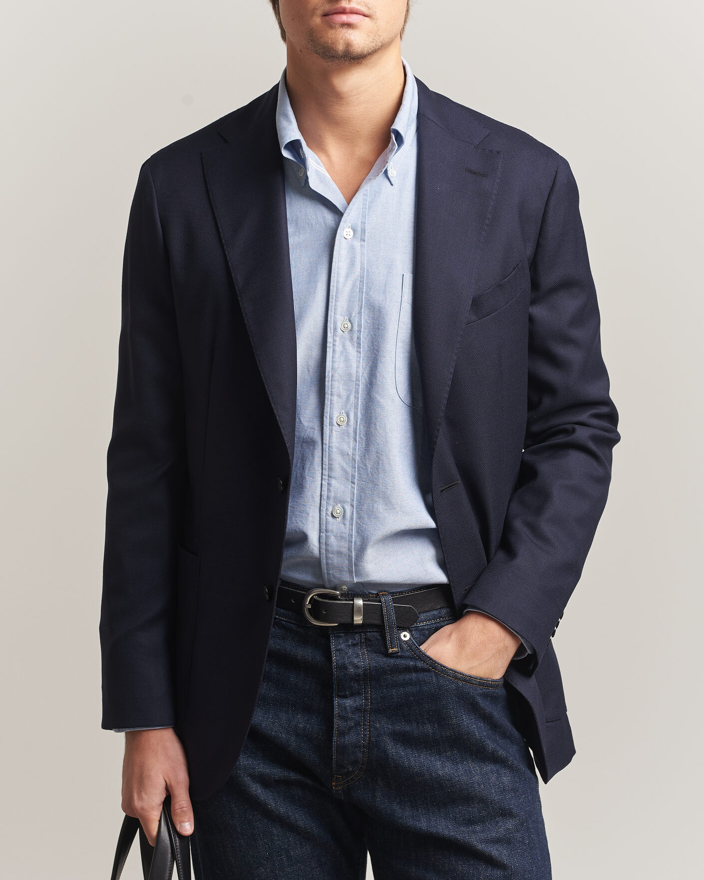 Mies | Pikkutakit | Boglioli for Care of Carl | Boglioli K Jacket Exclusive Hopsack Blazer Navy