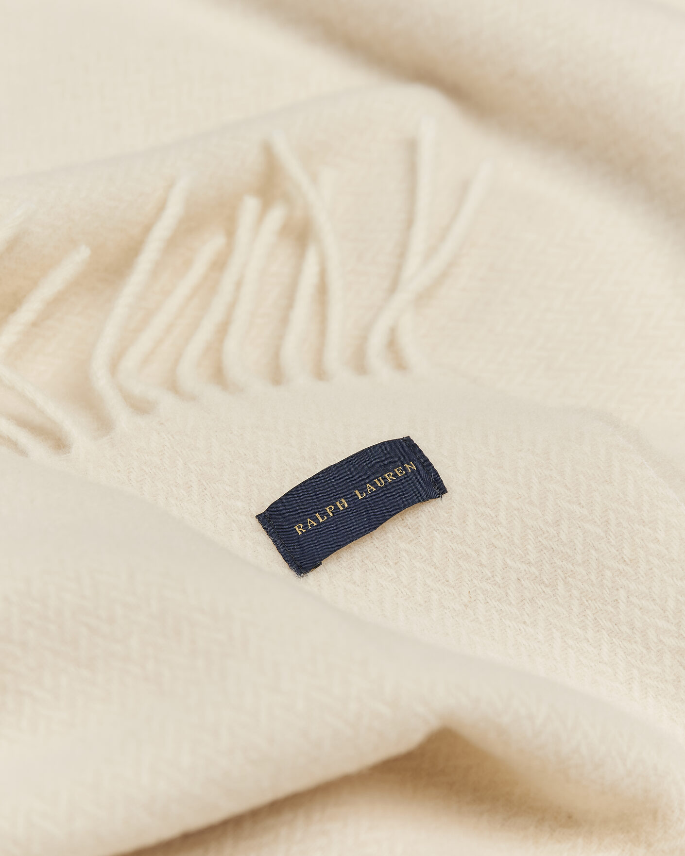Mies | Tekstiilit | Ralph Lauren Home | Jax Wool/Cashmere Throw Blanket True Cream