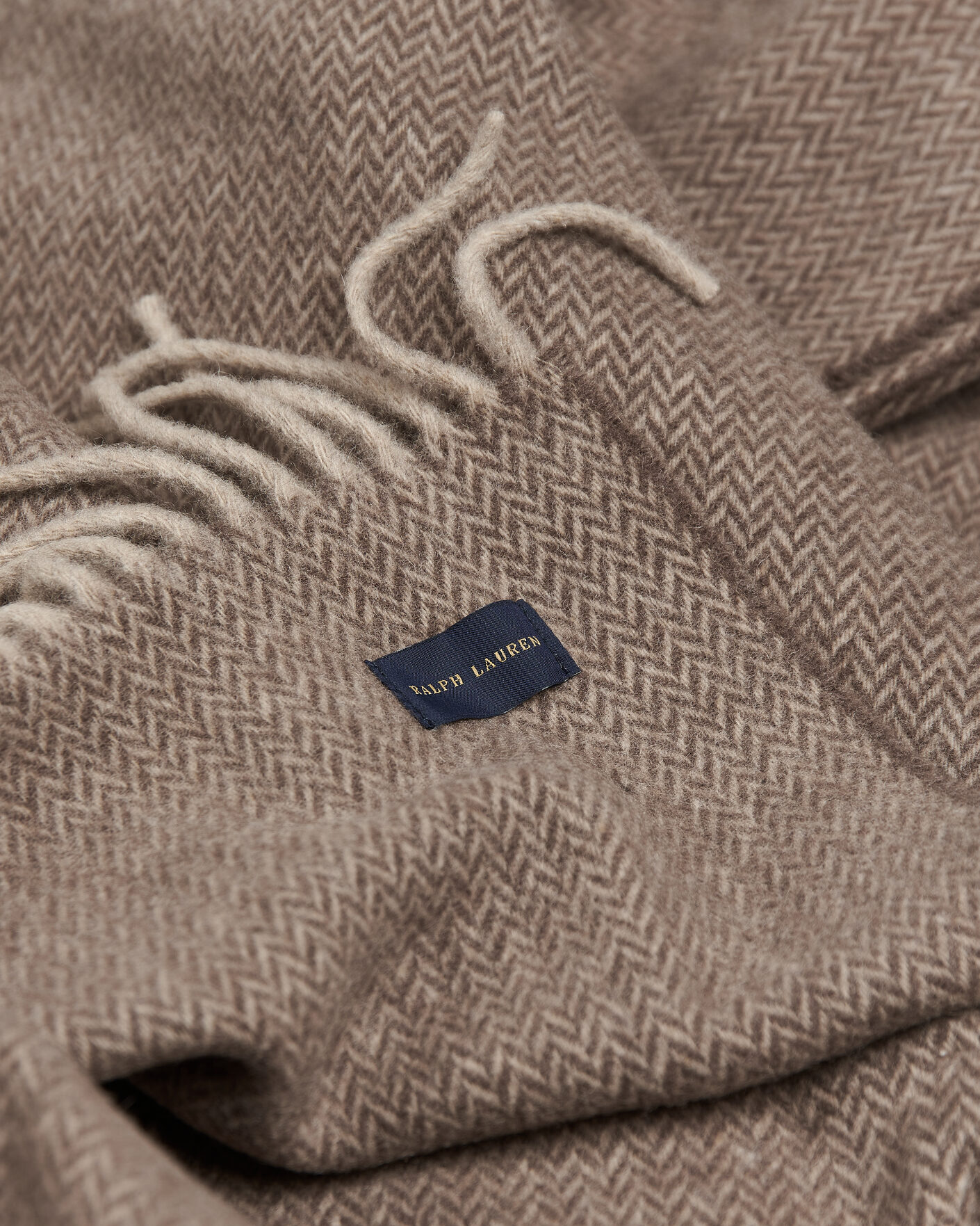Mies | Tekstiilit | Ralph Lauren Home | Jax Wool/Cashmere Throw Blanket Chocolate Brown